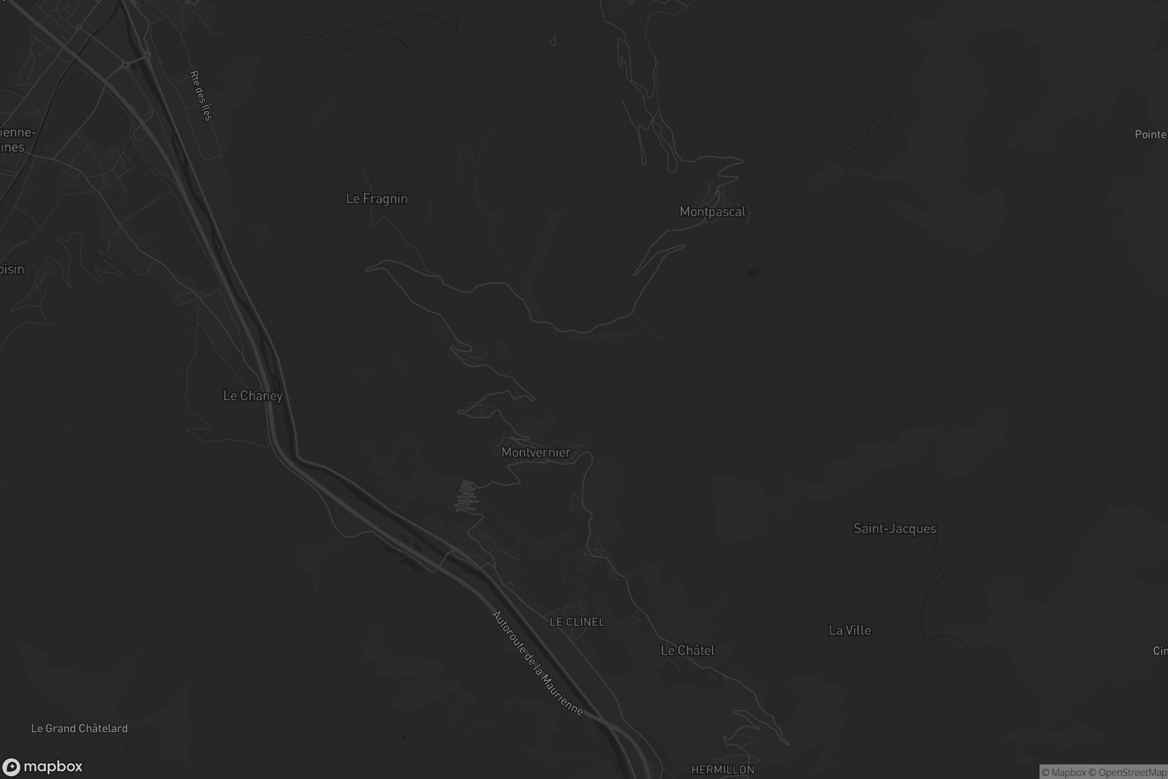 Carte de Pontamafrey-Montpascal