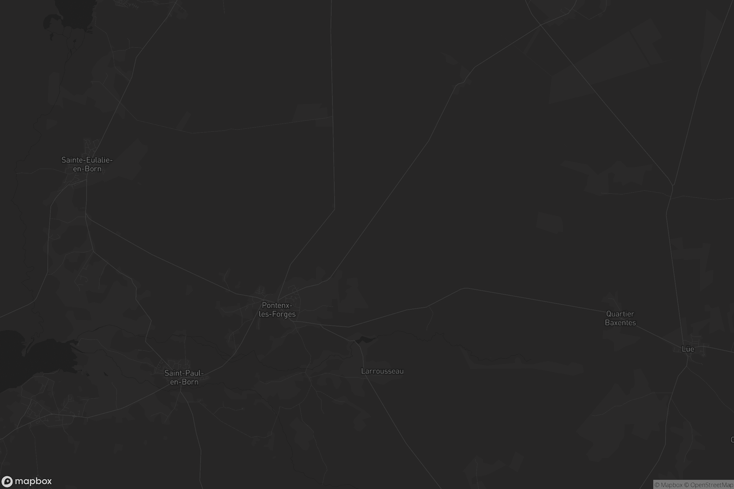 Carte de Pontenx-les-Forges