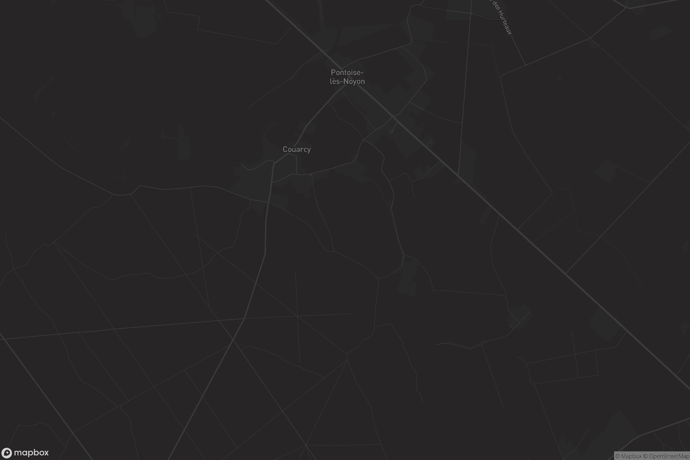 Carte de Pontoise-lès-Noyon