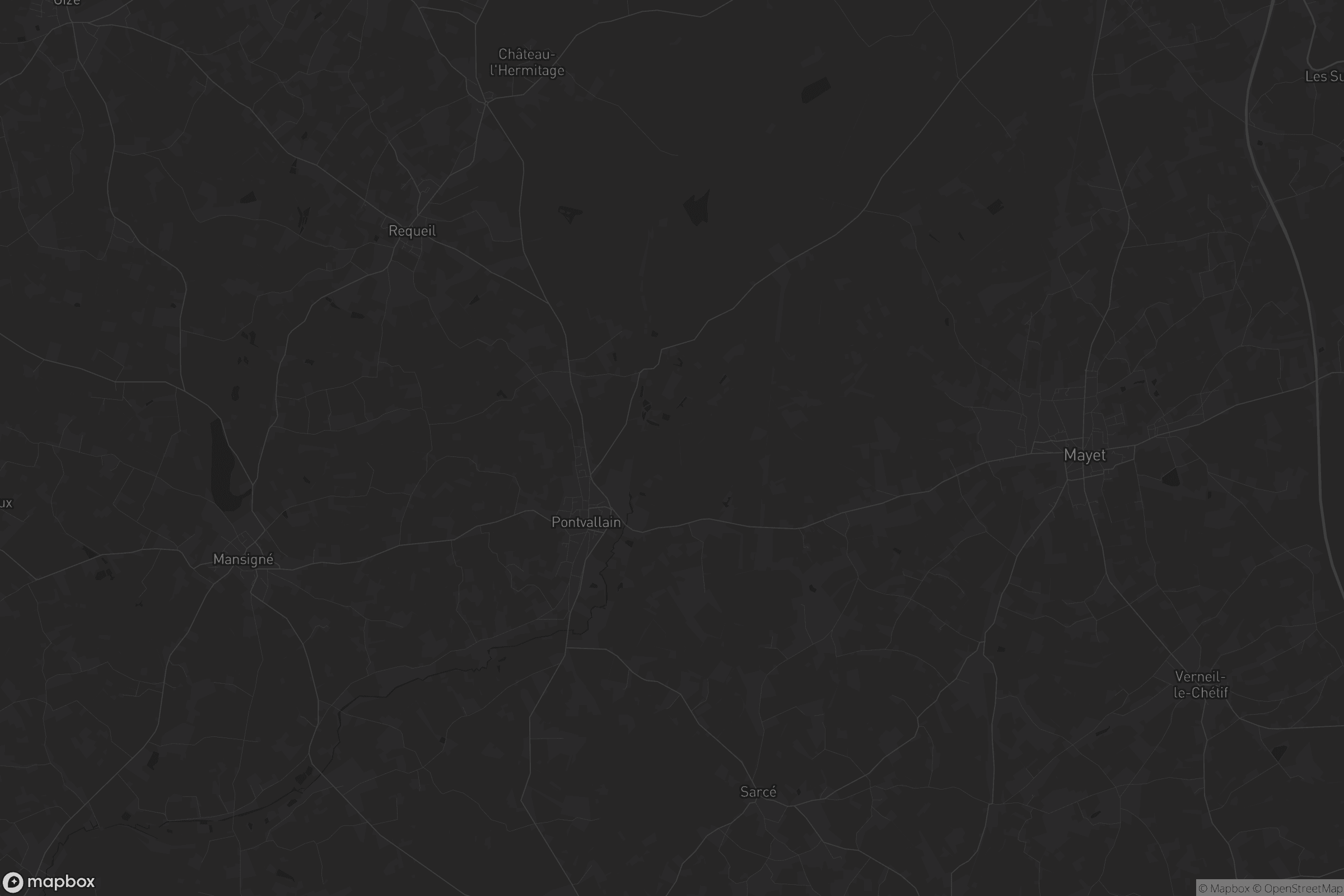 Carte de Pontvallain