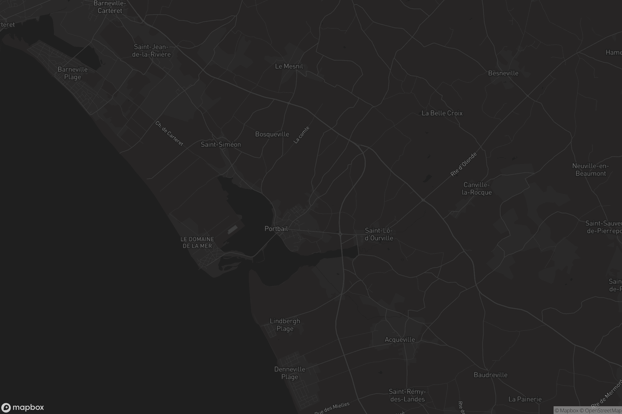 Carte de Port-Bail-sur-Mer