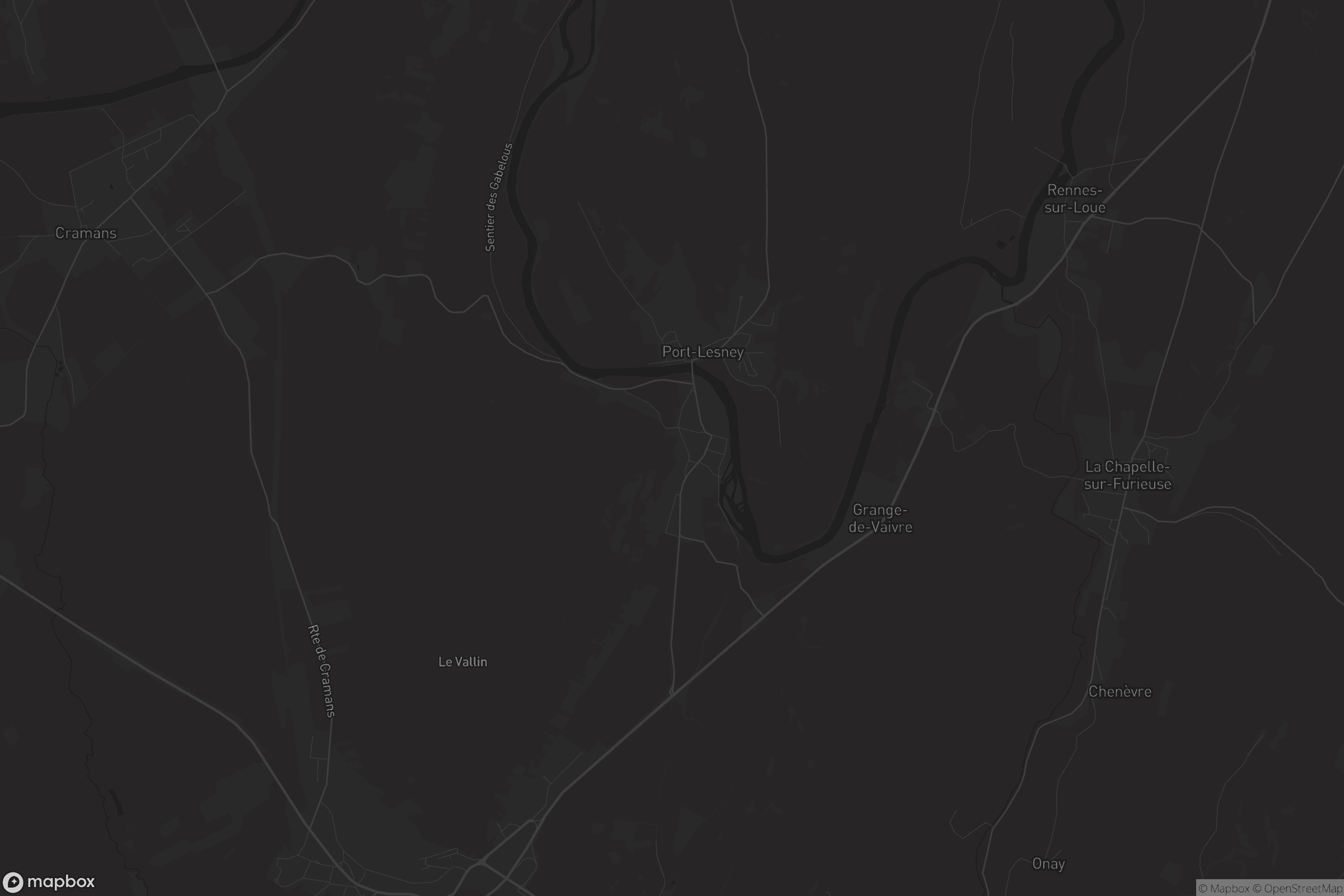 Carte de Port-Lesney-Grange-de-Vaivre