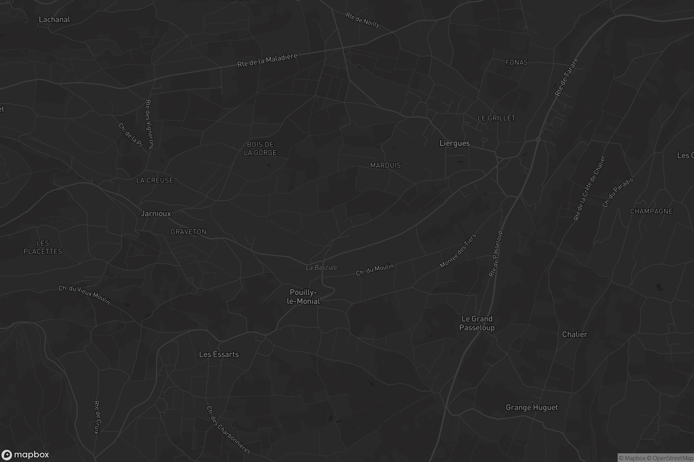 Carte de Porte des Pierres Dorées