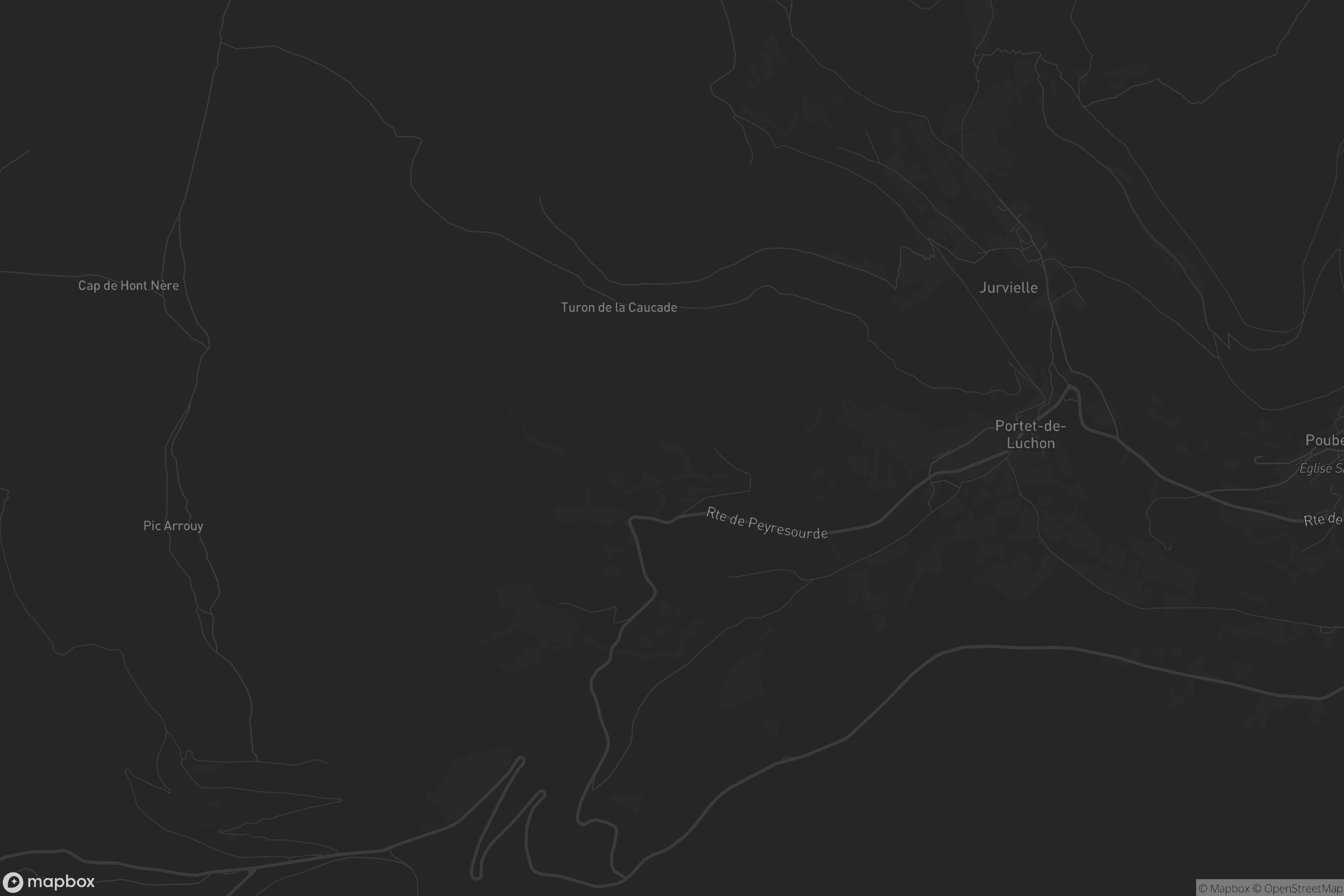 Carte de Portet-de-Luchon