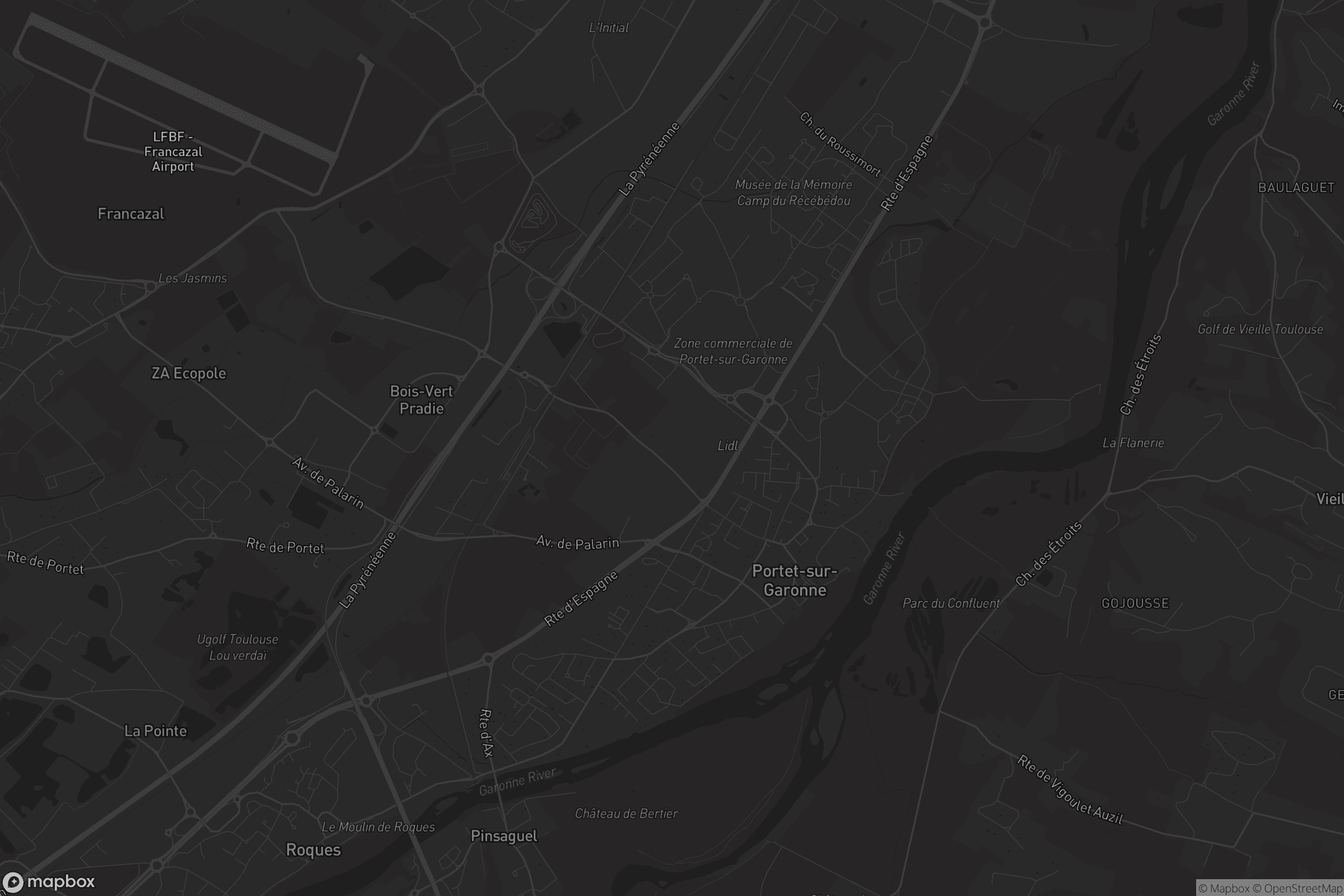 Carte de Portet-sur-Garonne