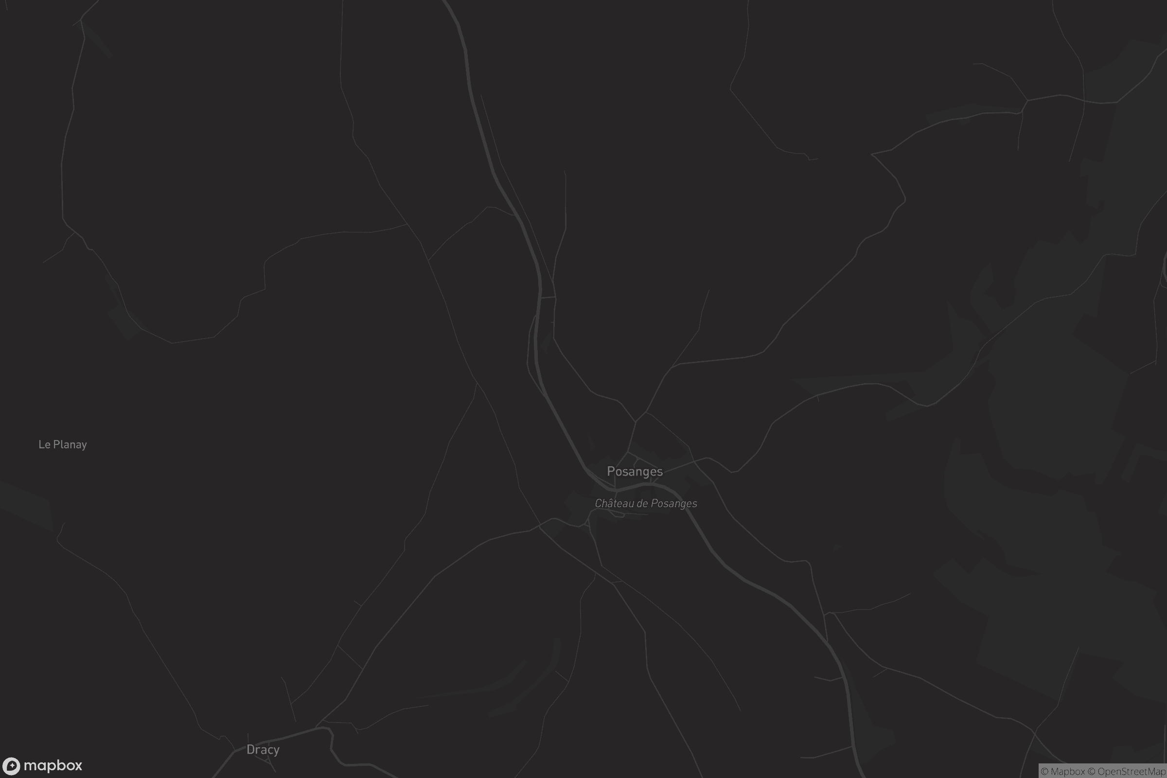 Carte de Posanges