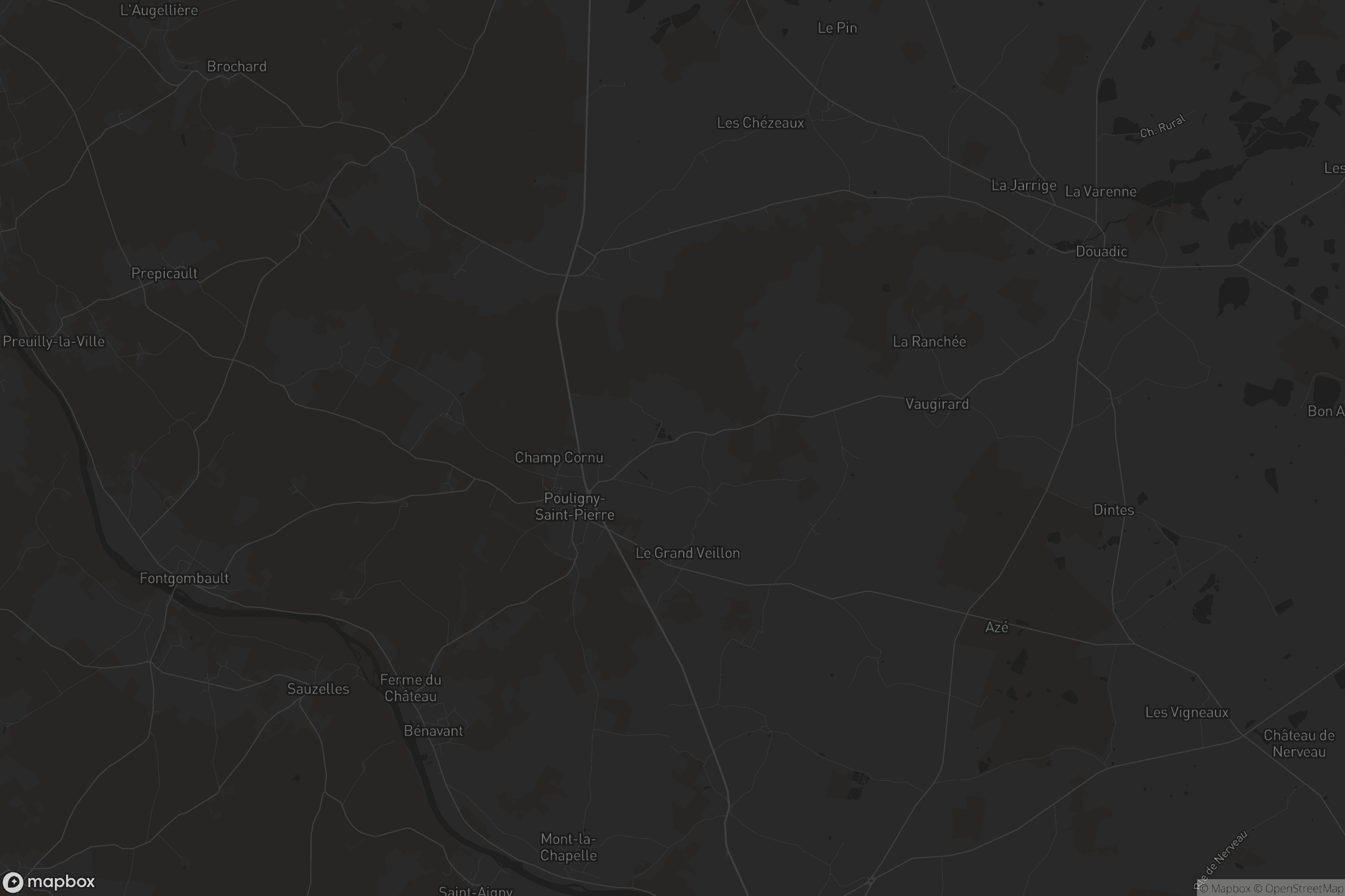 Carte de Pouligny-Saint-Pierre