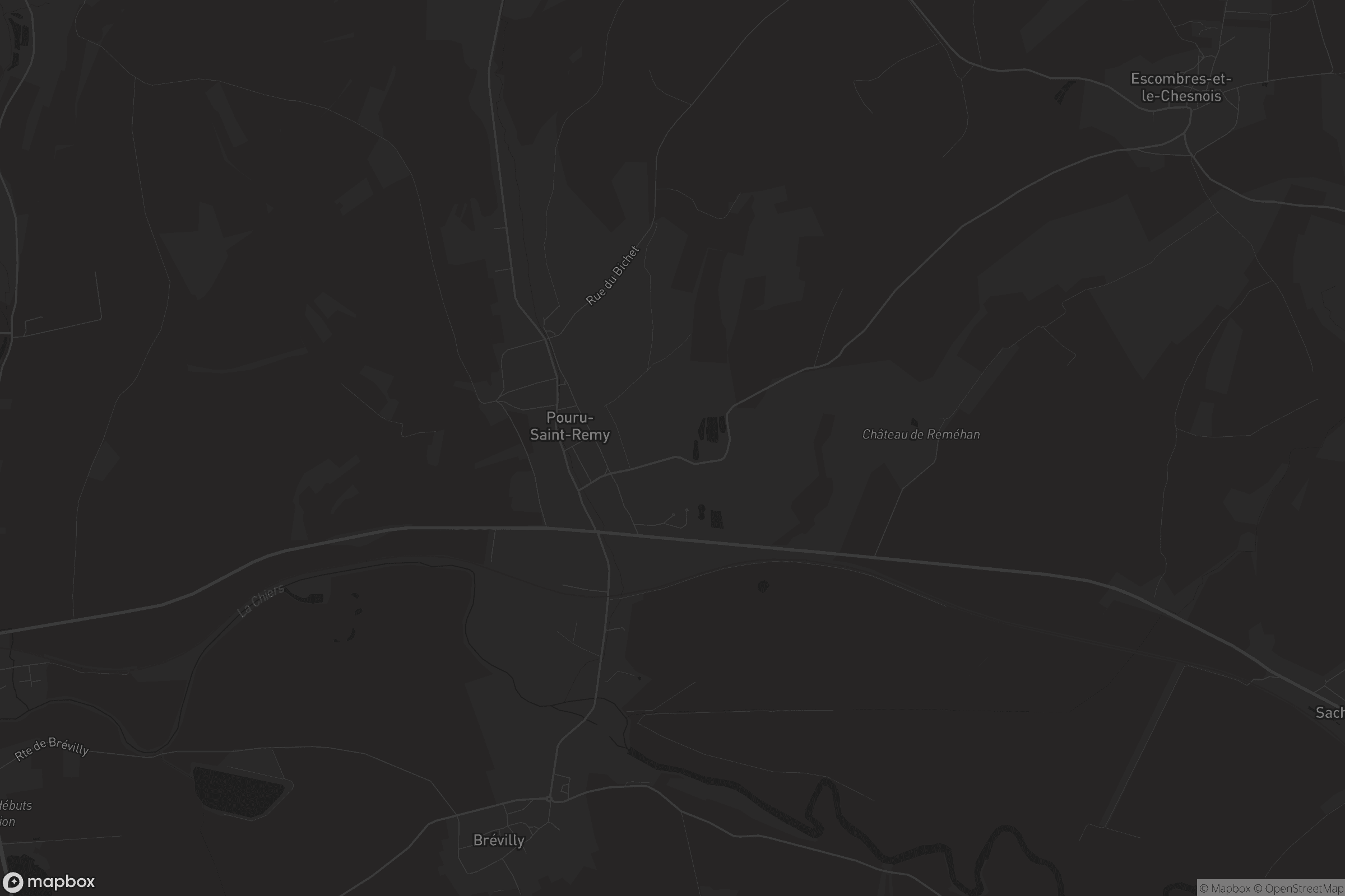 Carte de Pouru-Saint-Remy