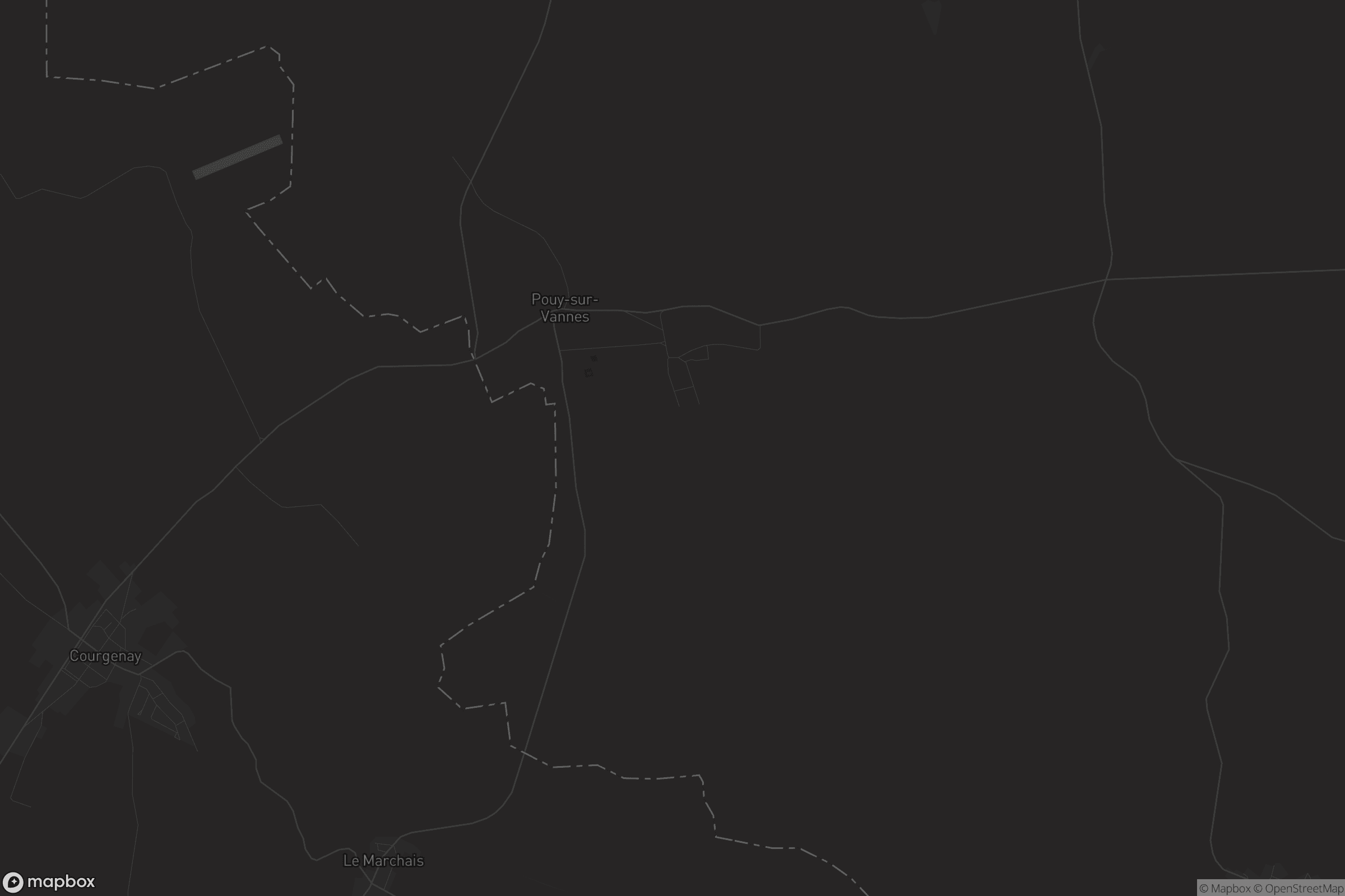 Carte de Pouy-sur-Vannes