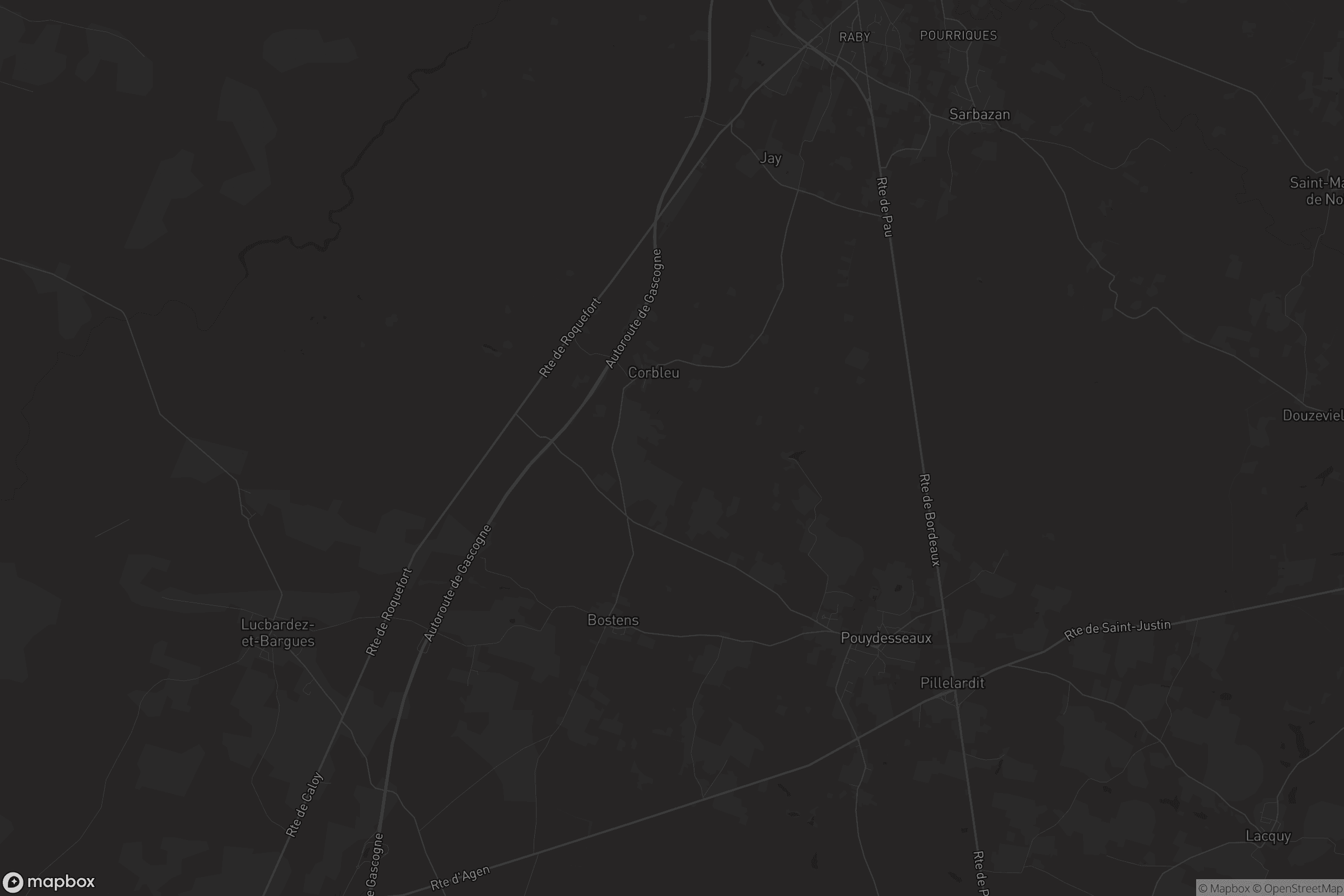 Carte de Pouydesseaux