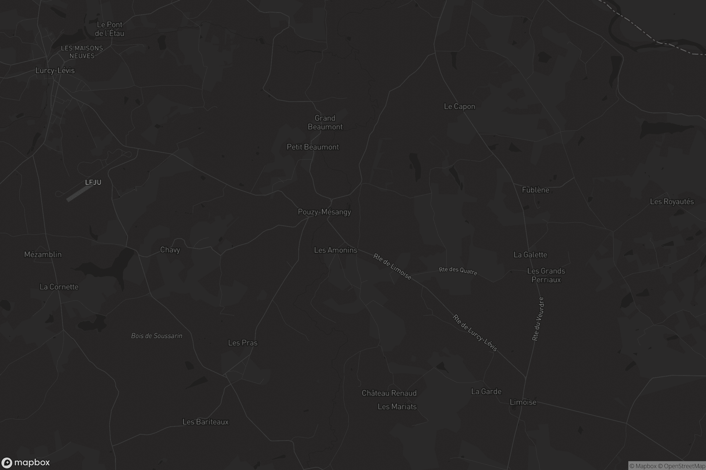 Carte de Pouzy-Mésangy