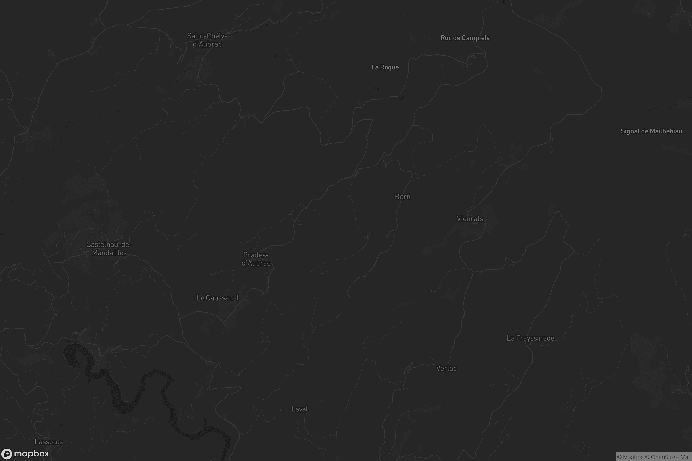 Carte de Prades-d'Aubrac