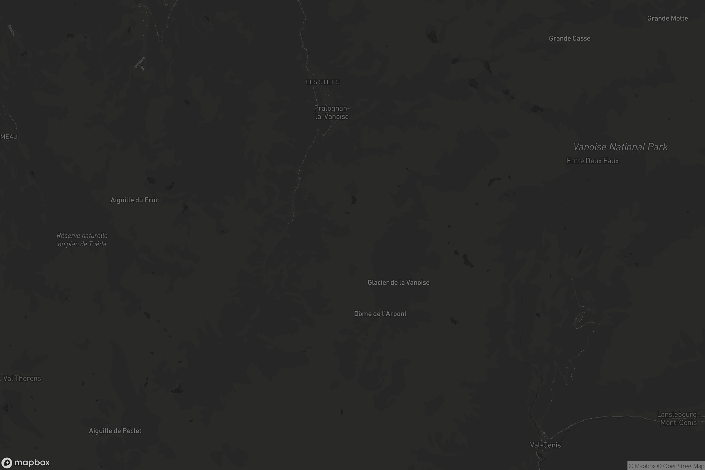 Carte de Pralognan-la-Vanoise