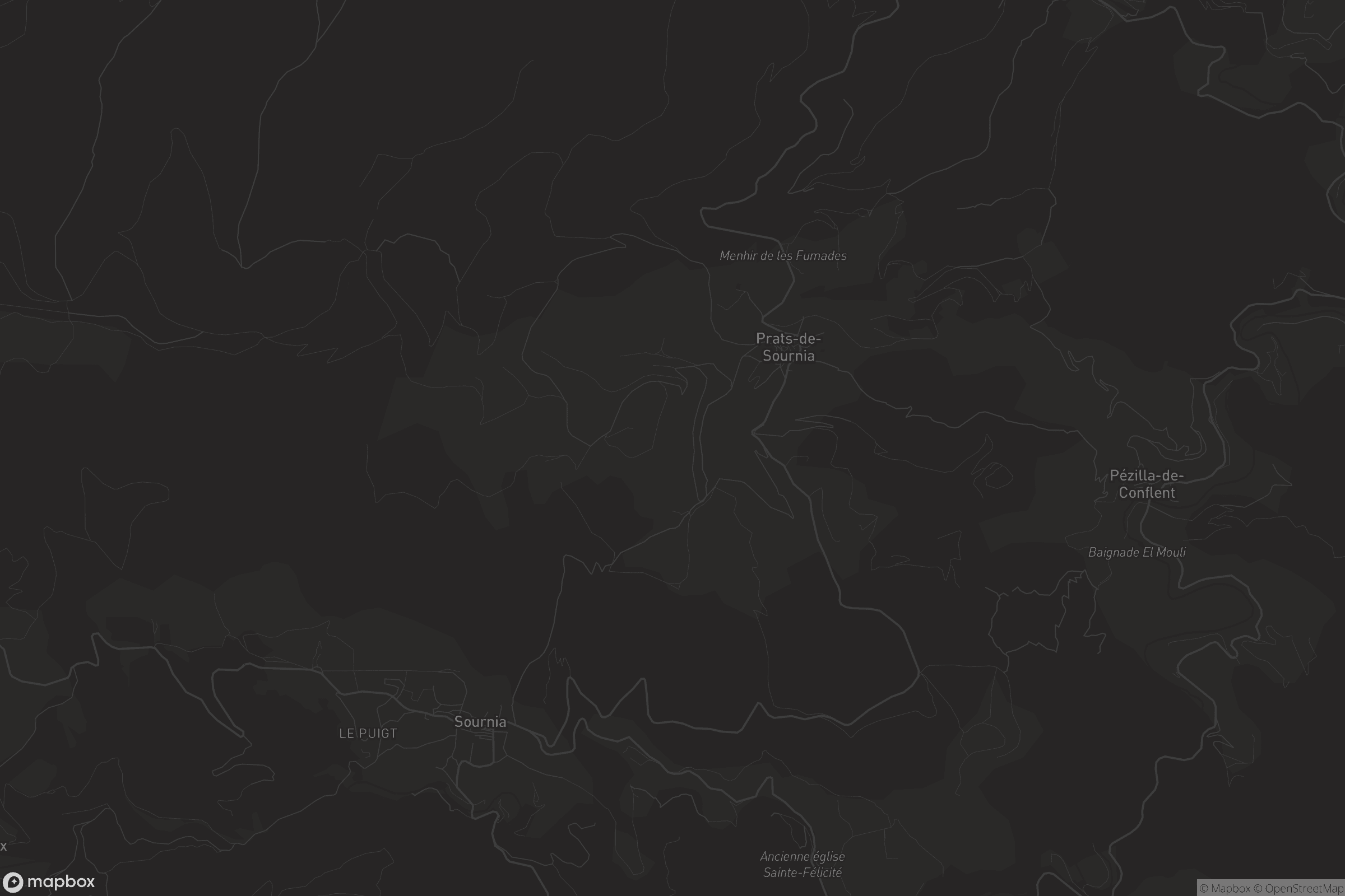 Carte de Prats-de-Sournia