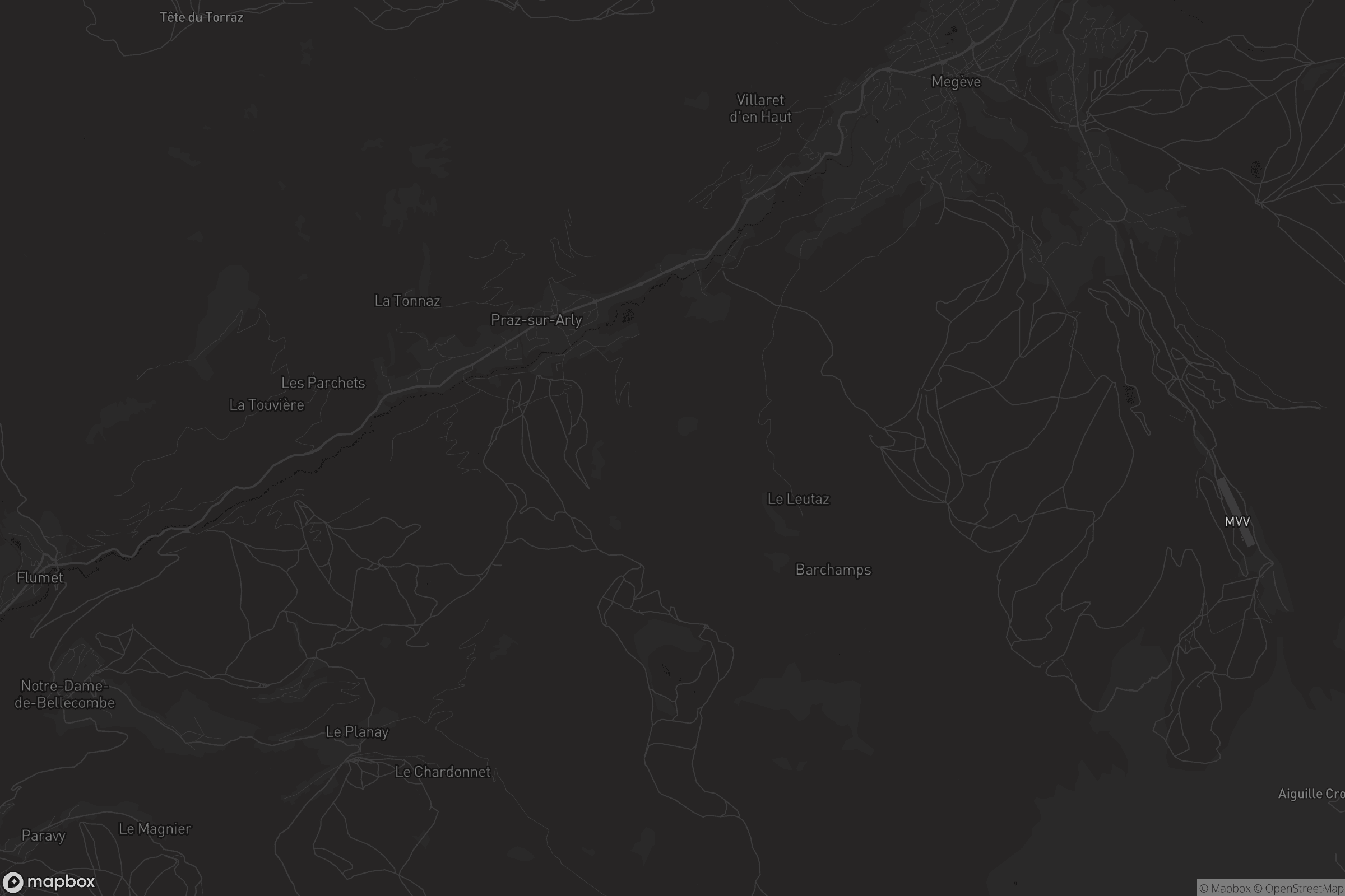 Carte de Praz-sur-Arly