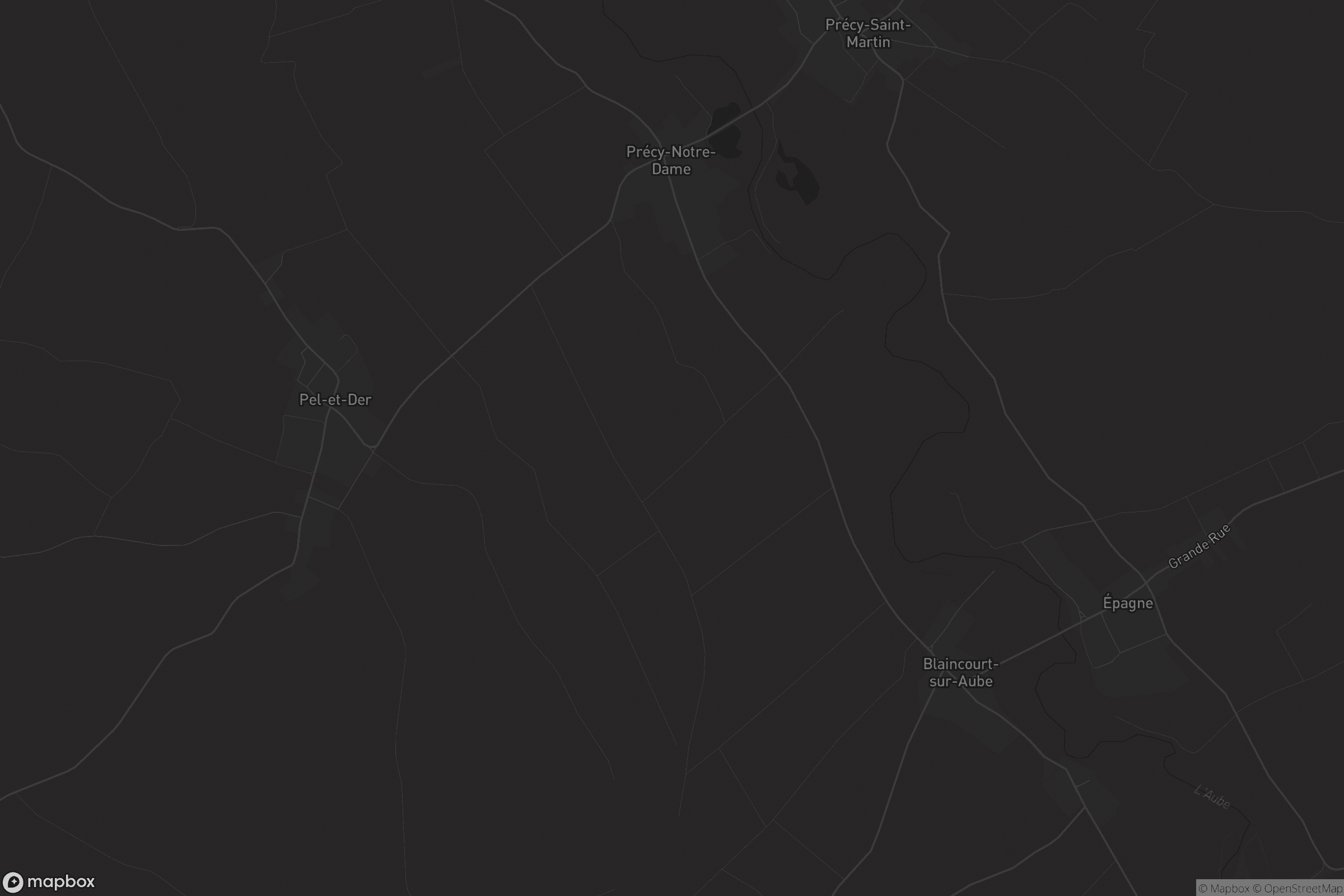 Carte de Précy-Notre-Dame