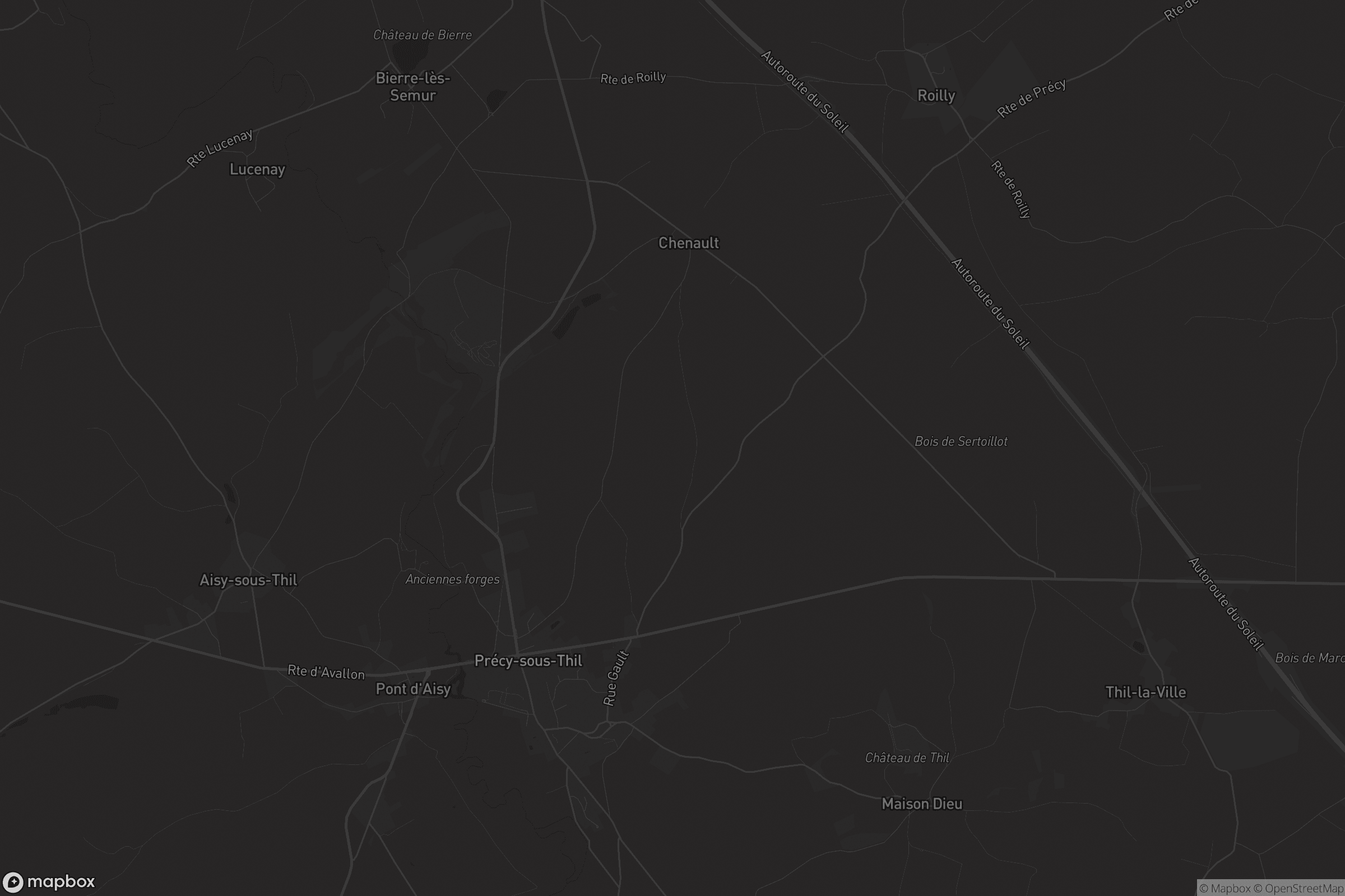 Carte de Précy-sous-Thil