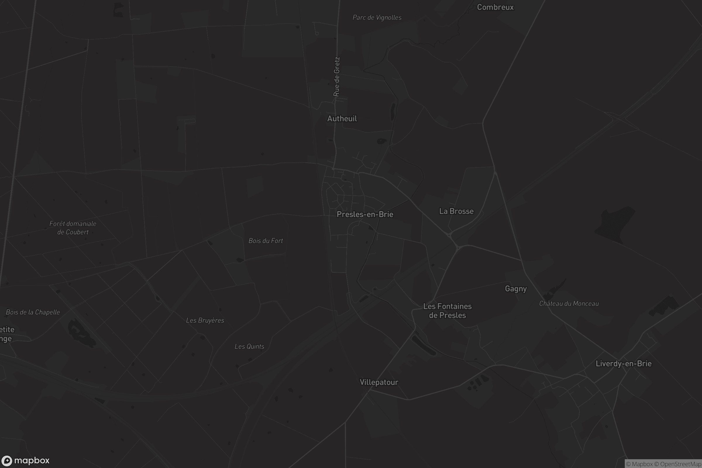 Carte de Presles-en-Brie