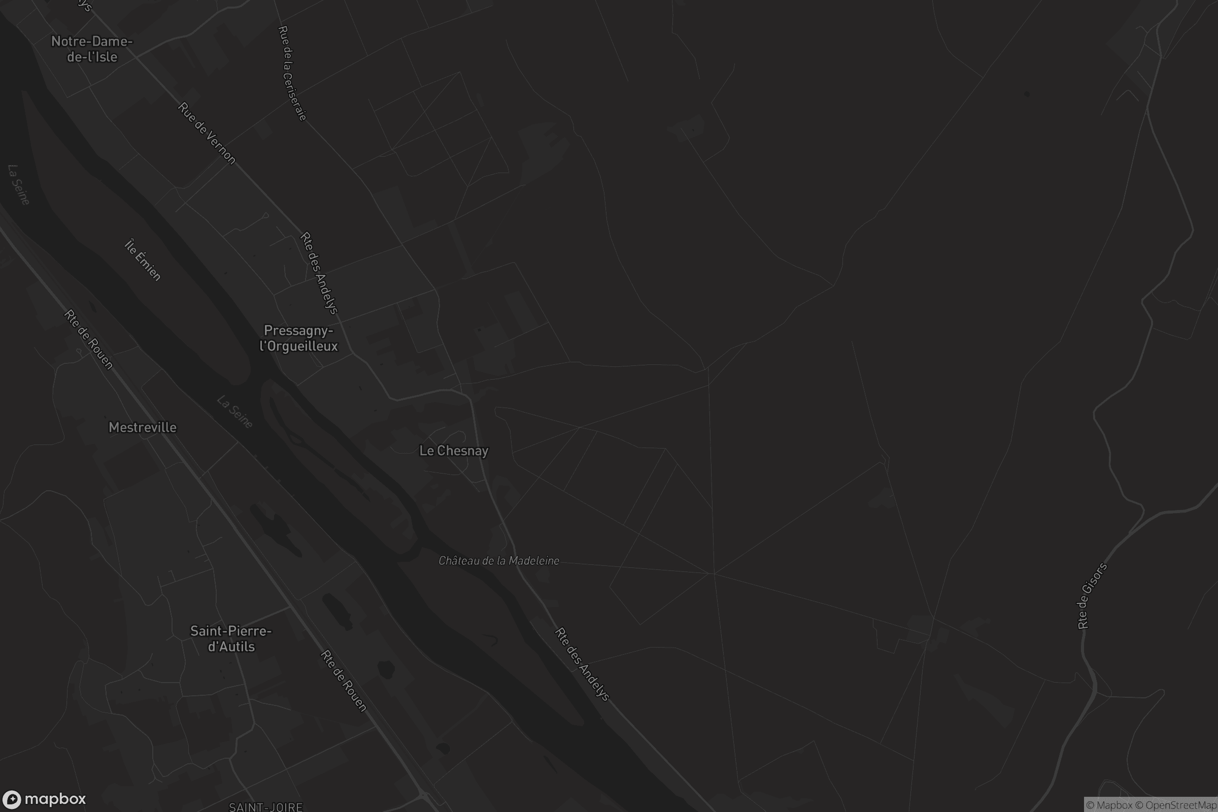 Carte de Pressagny-l'Orgueilleux