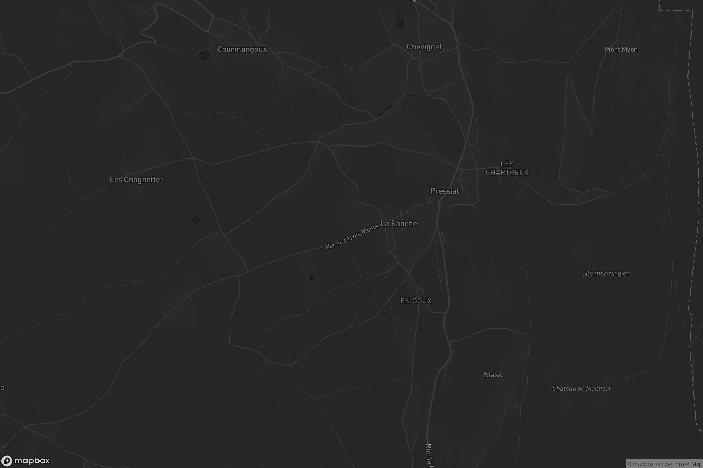 Carte de Pressiat