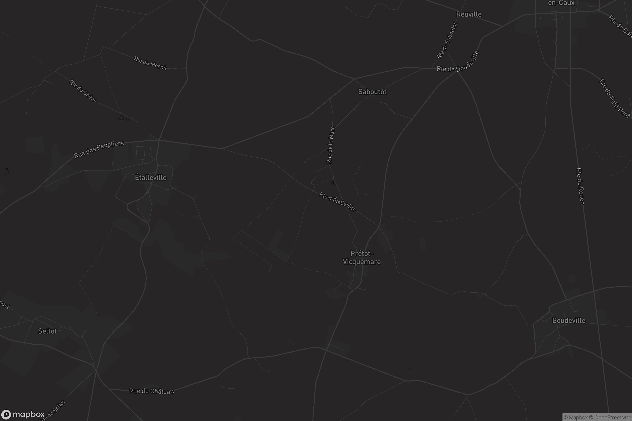 Carte de Prétot-Vicquemare