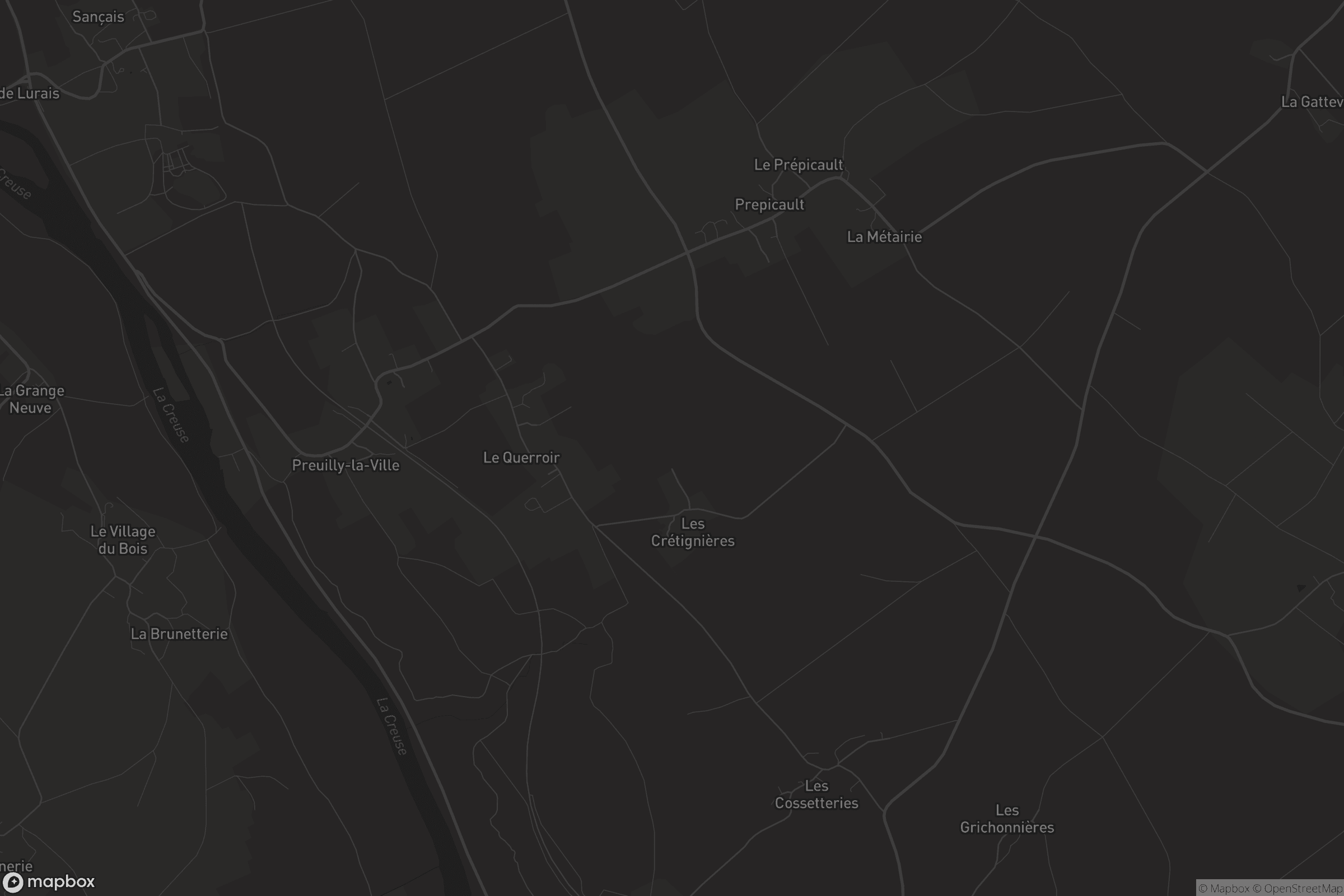 Carte de Preuilly-la-Ville