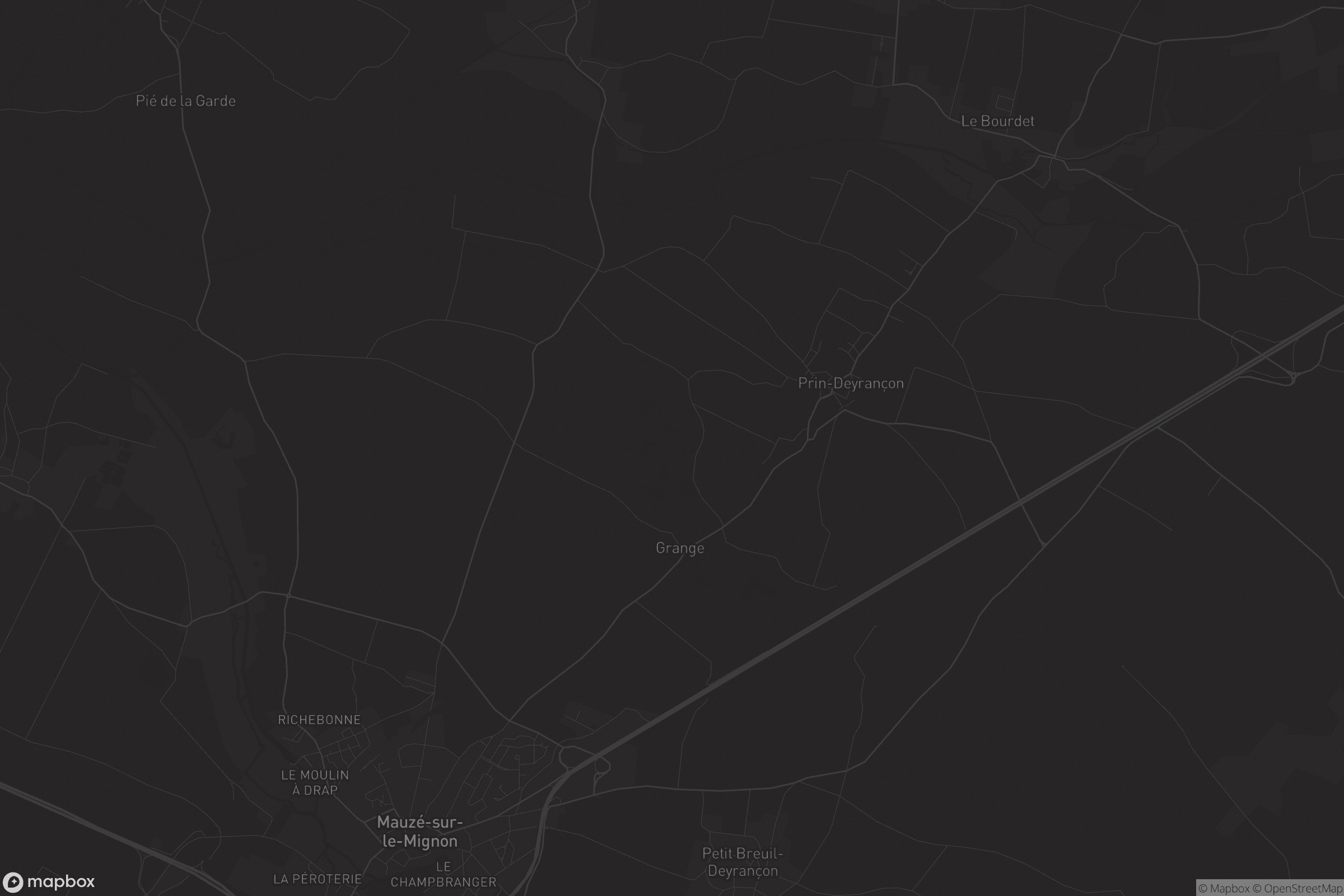 Carte de Prin-Deyrançon