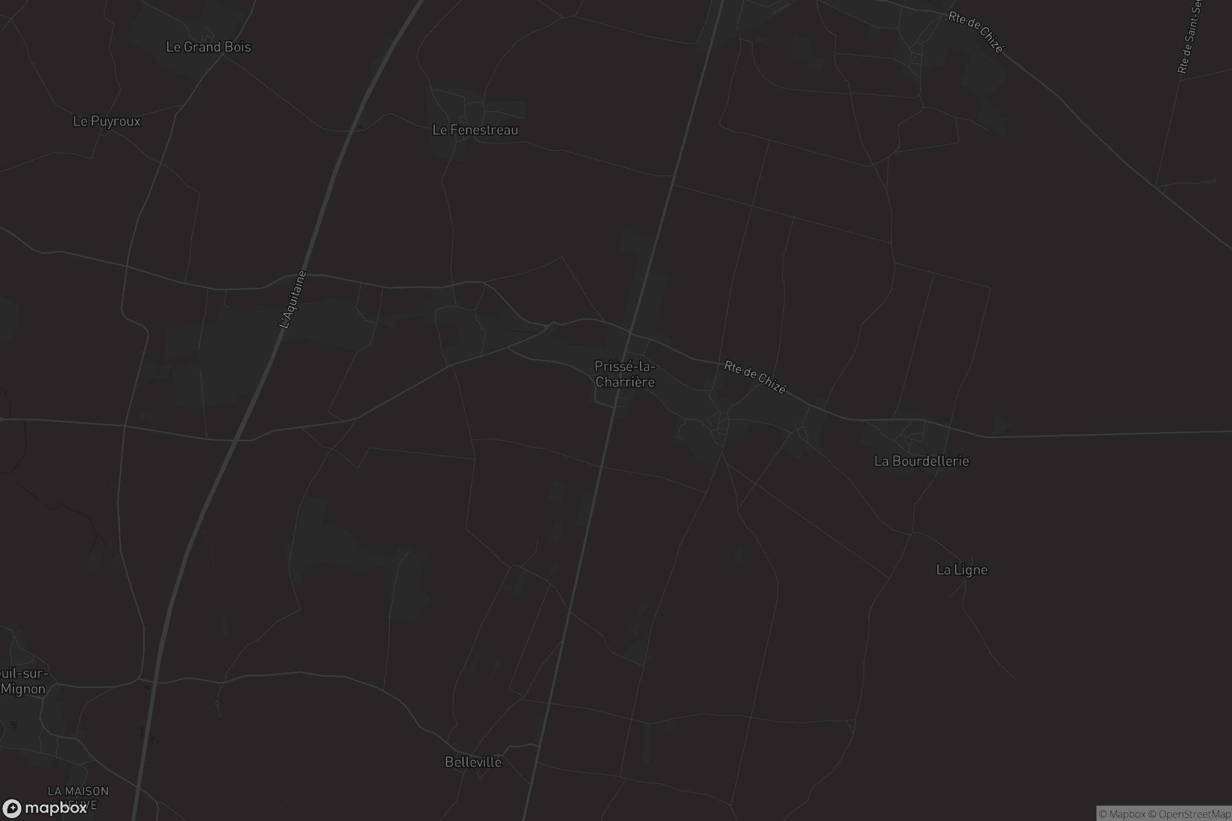 Carte de Prissé-la-Charrière