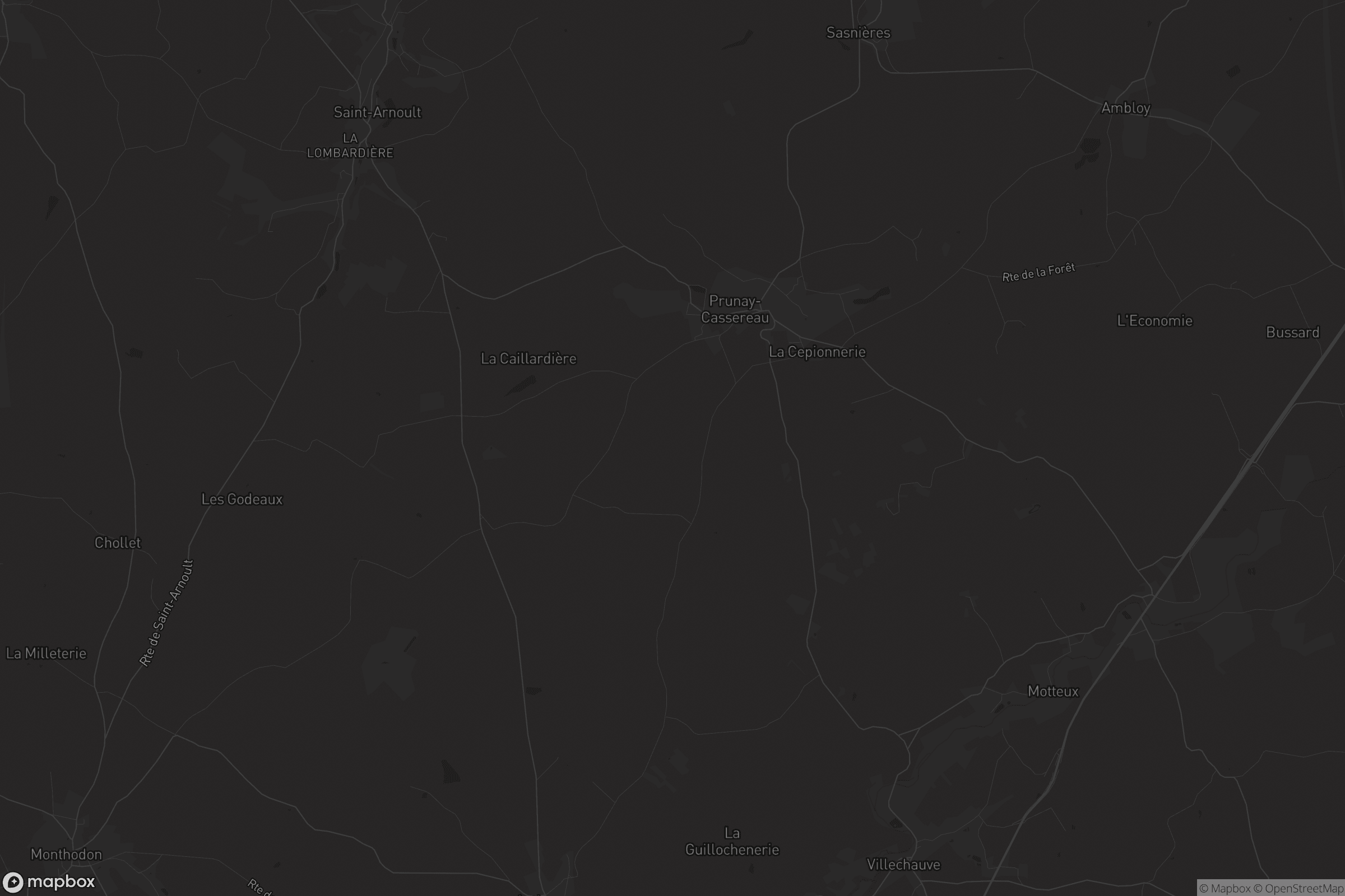 Carte de Prunay-Cassereau