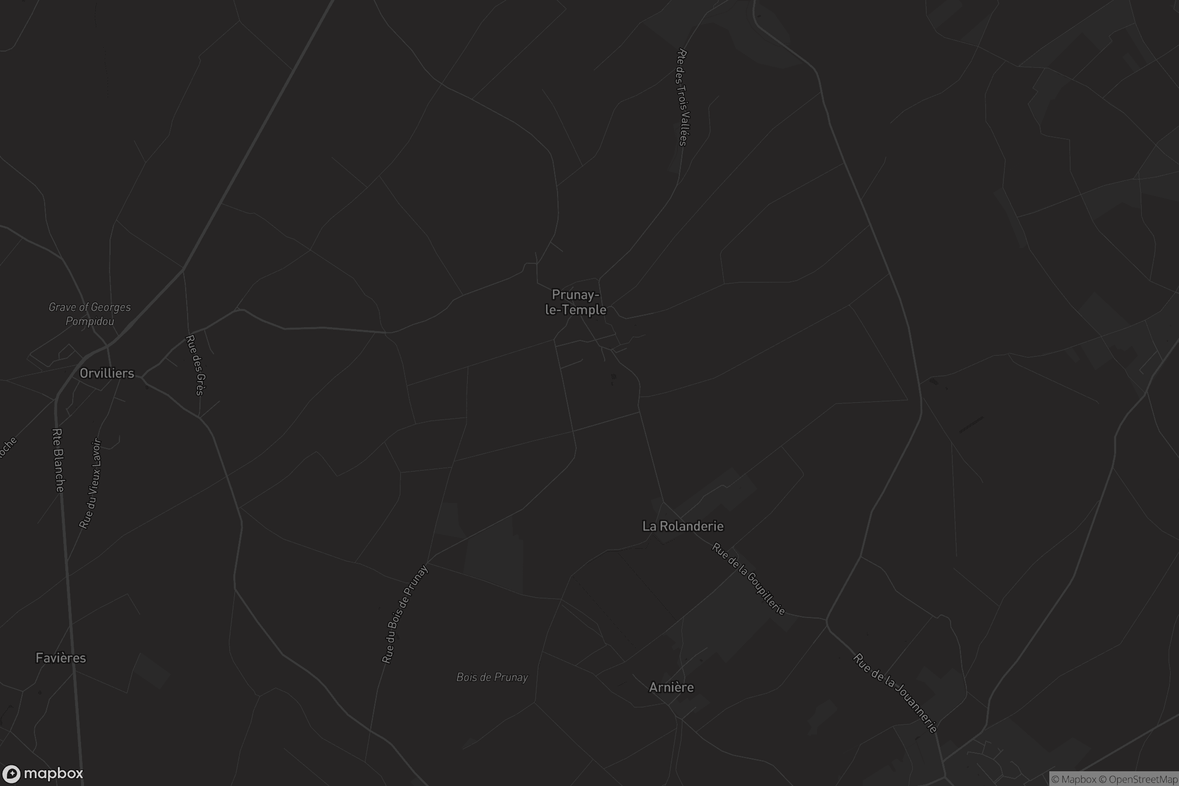 Carte de Prunay-le-Temple