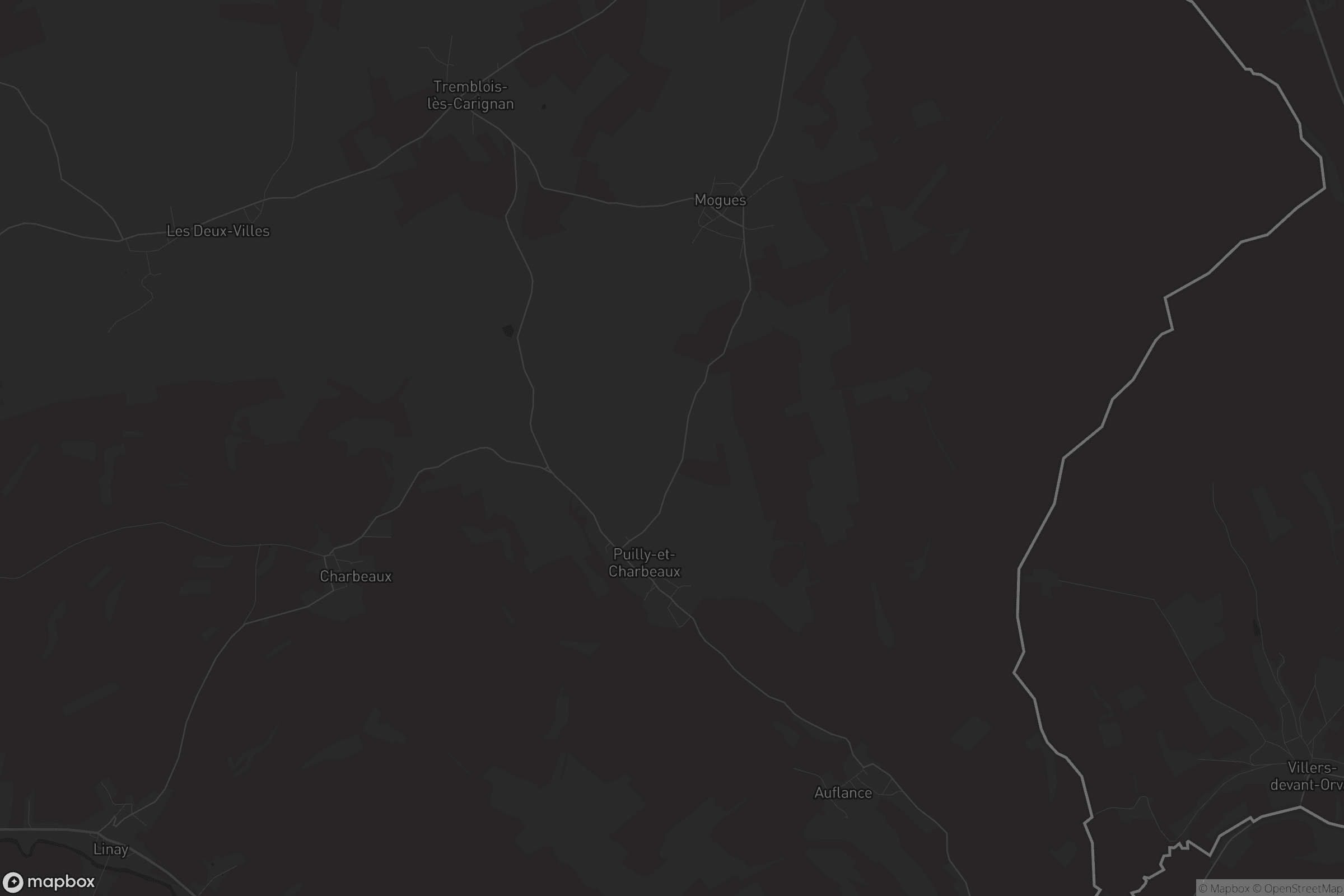 Carte de Puilly-et-Charbeaux
