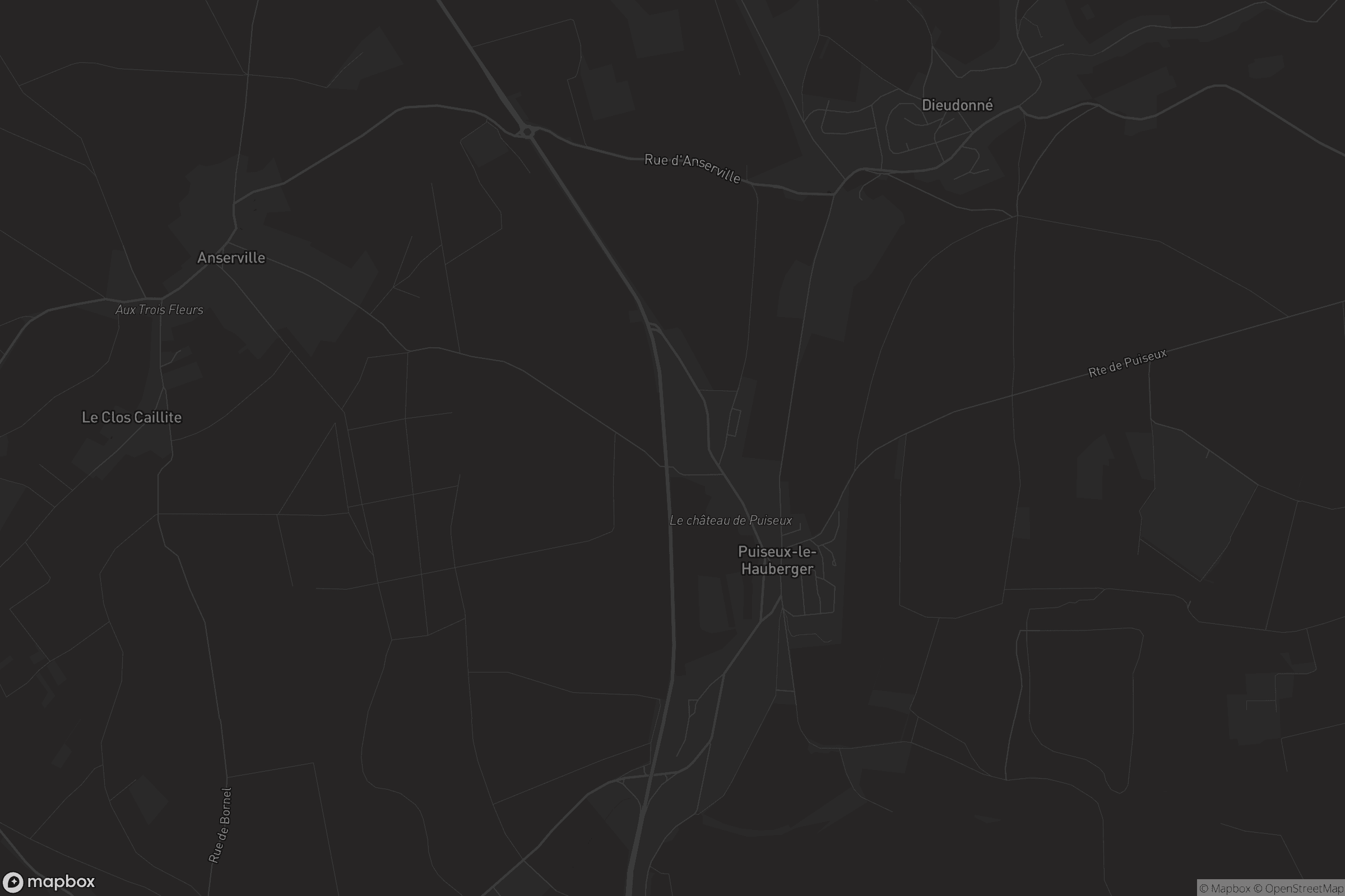 Carte de Puiseux-le-Hauberger