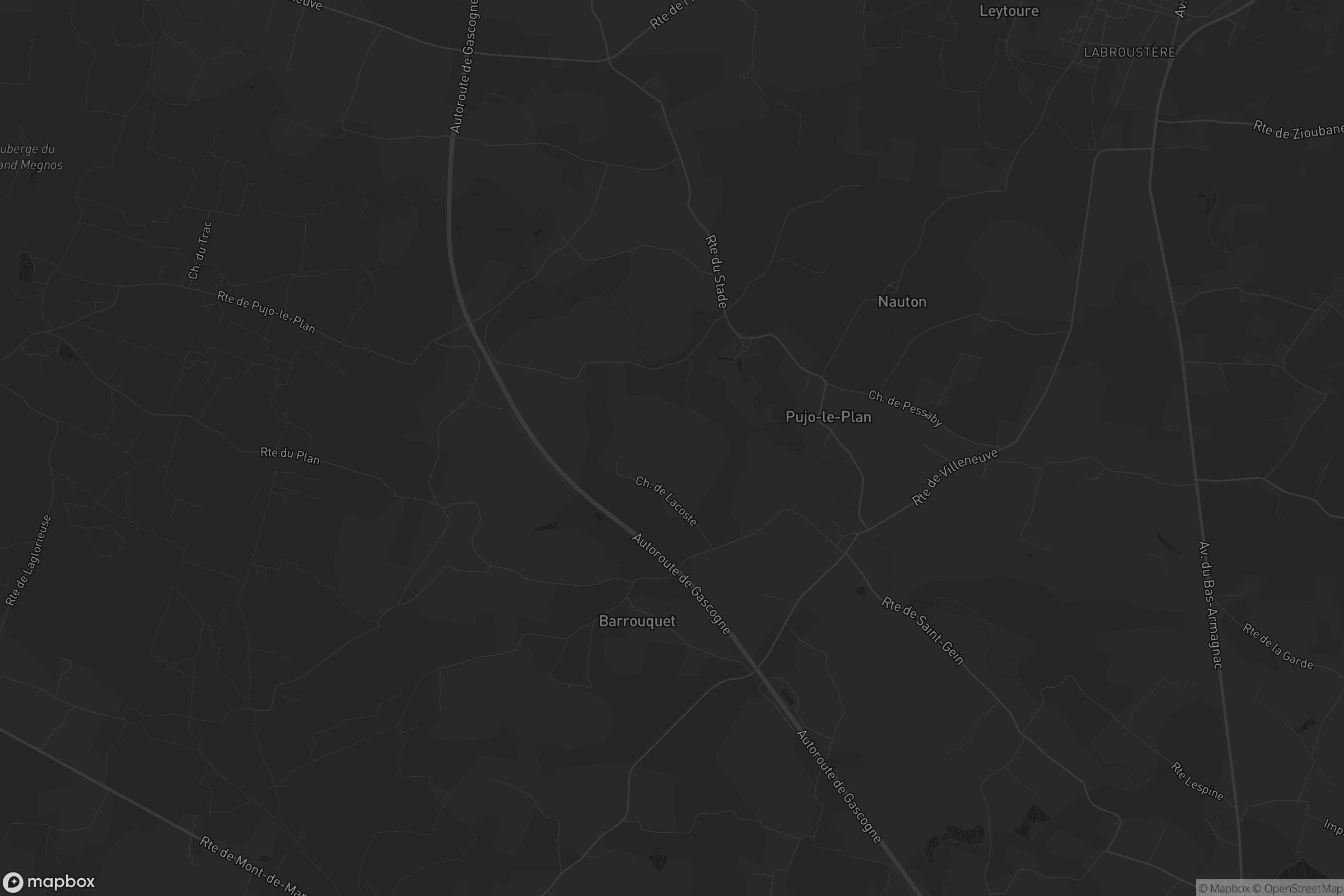 Carte de Pujo-le-Plan