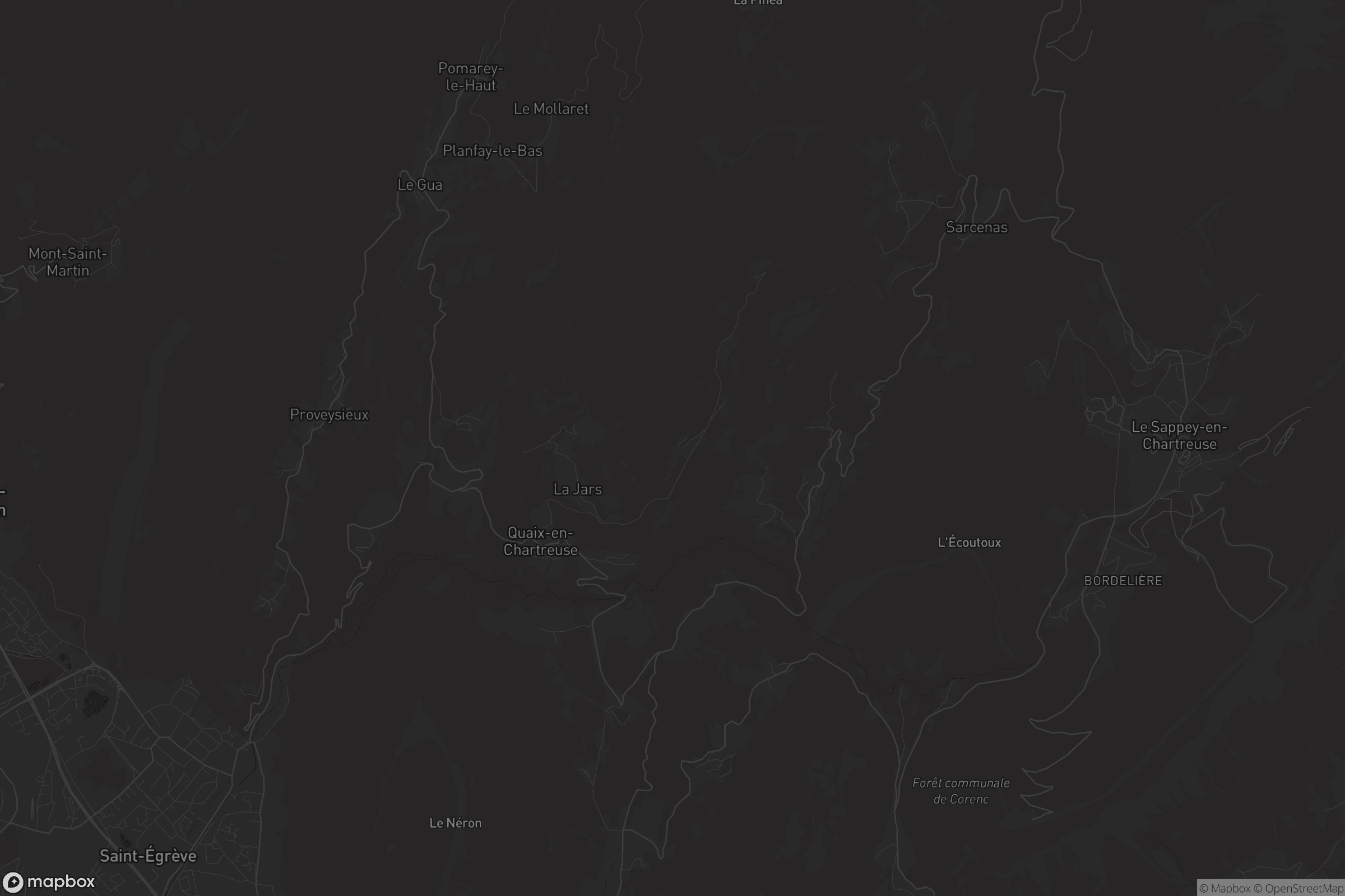 Carte de Quaix-en-Chartreuse