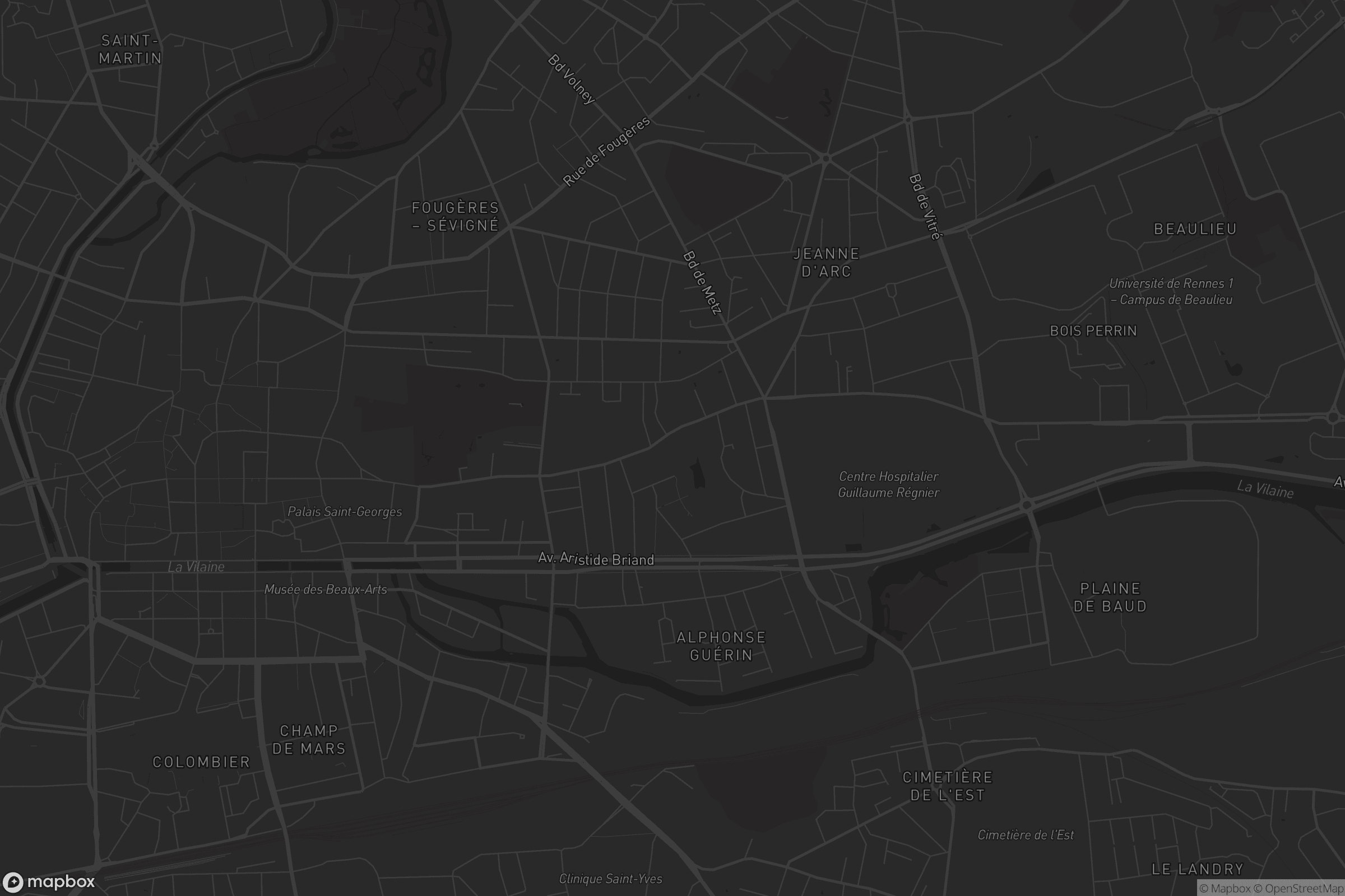 Carte de Quartiers Centre