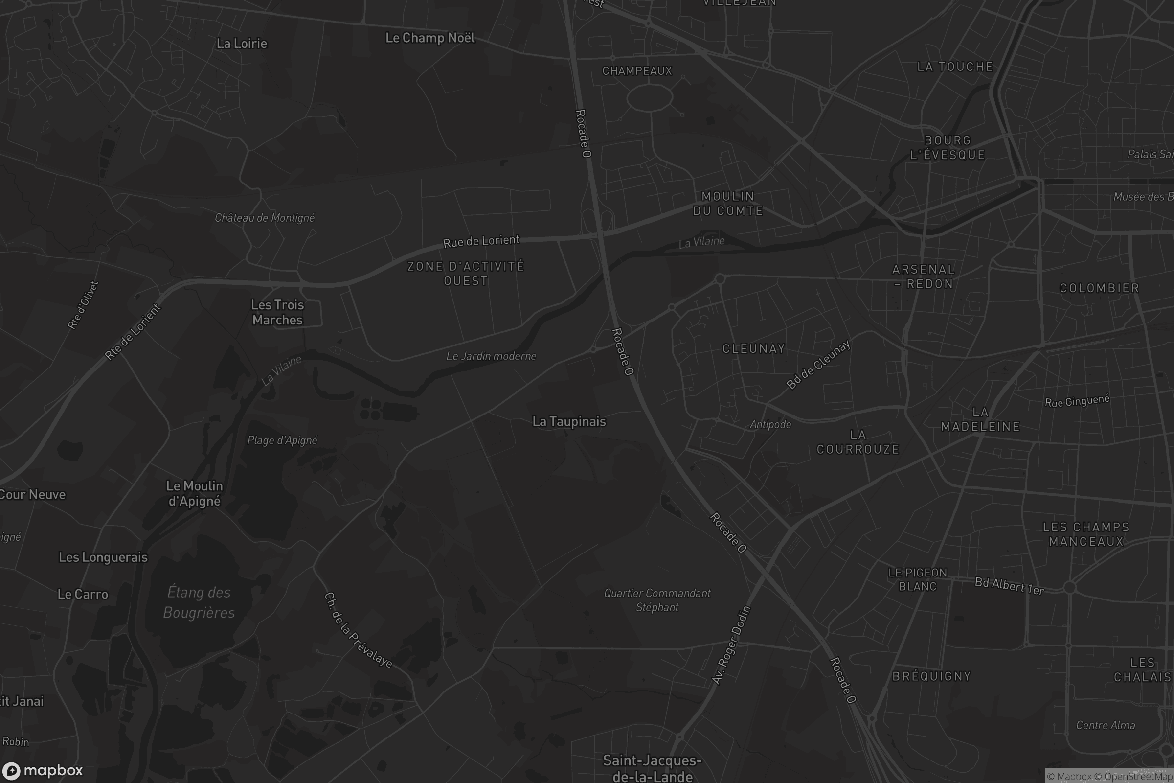 Carte de Quartiers Ouest