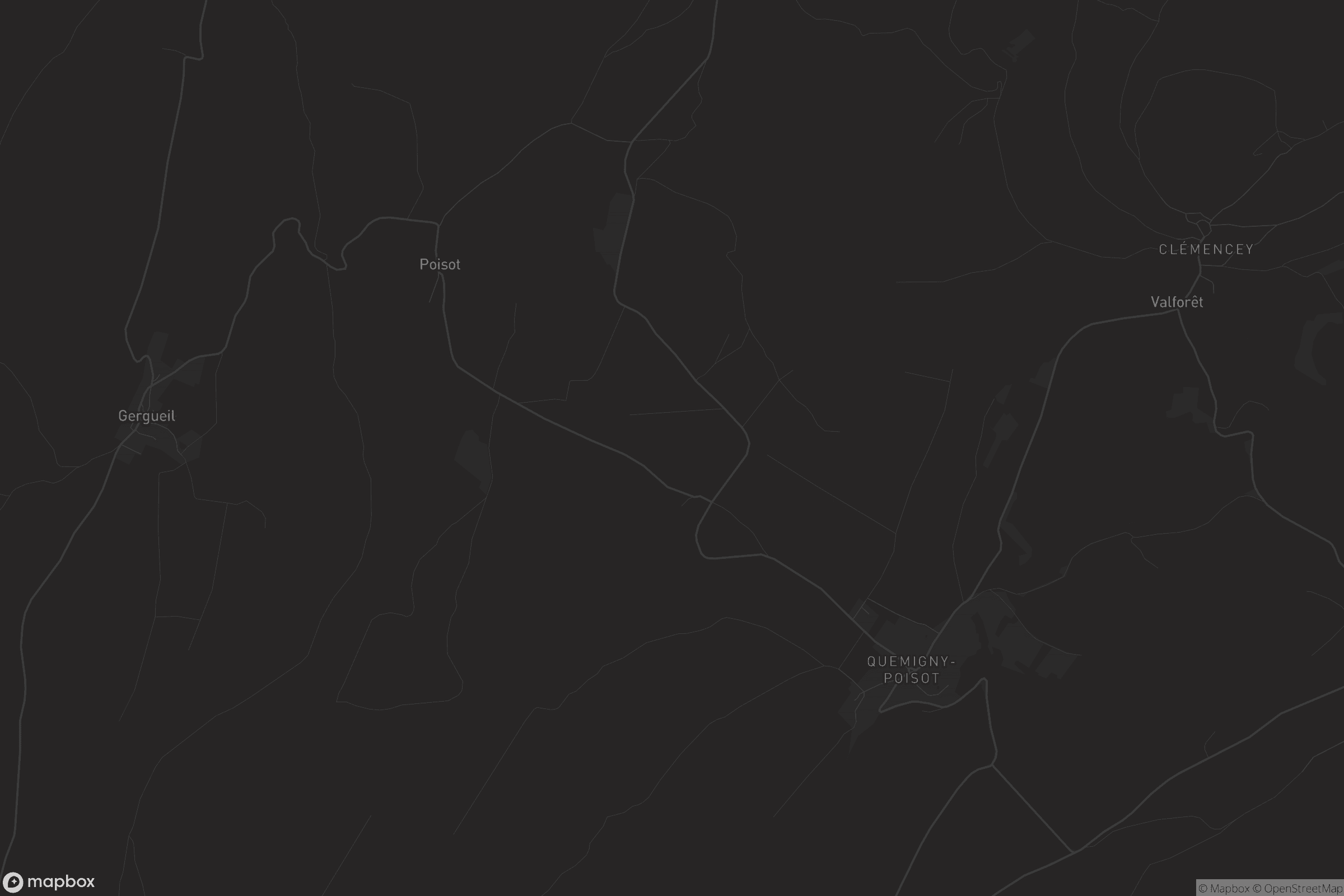 Carte de Quemigny-Poisot