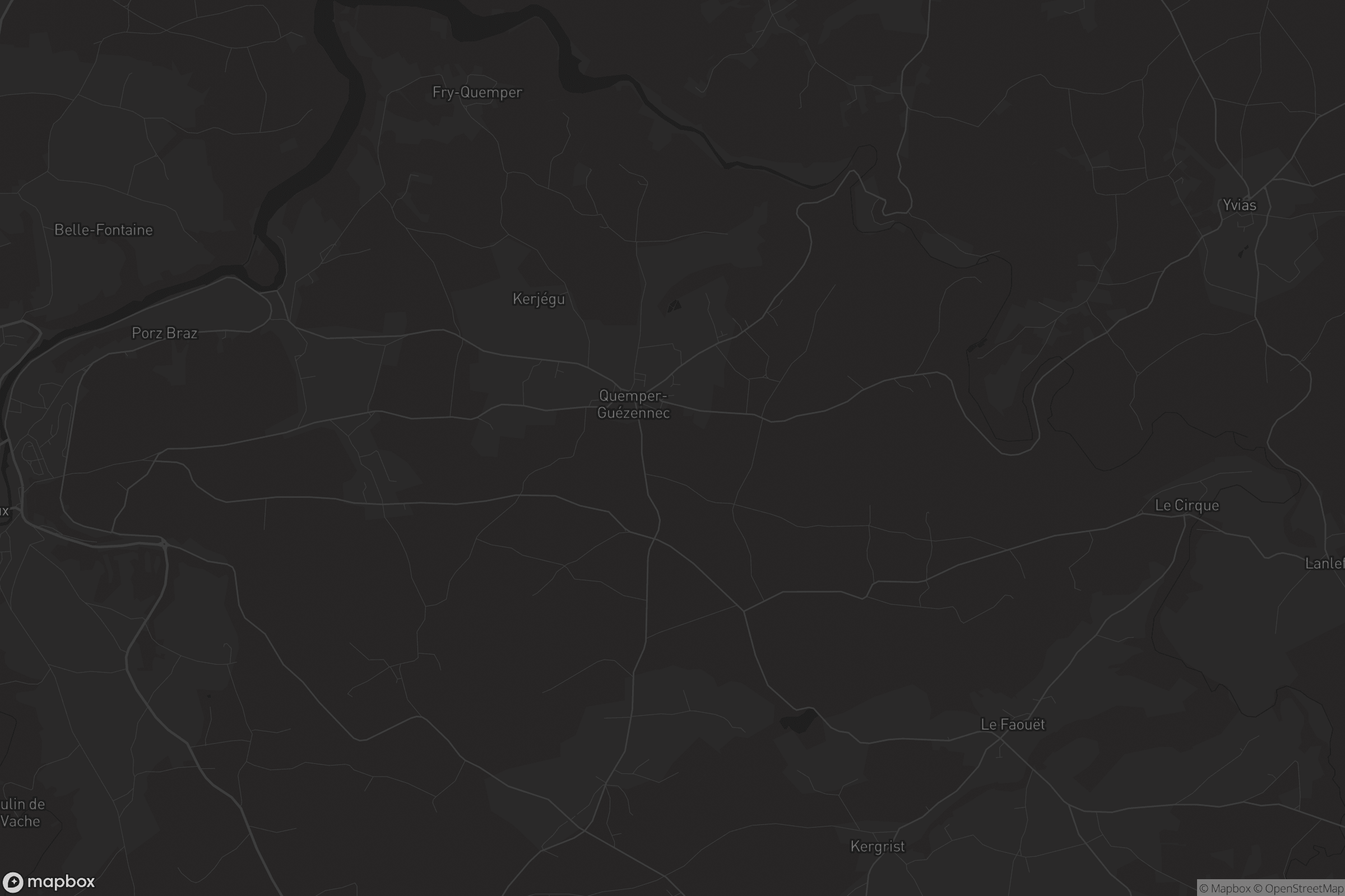 Carte de Quemper-Guézennec