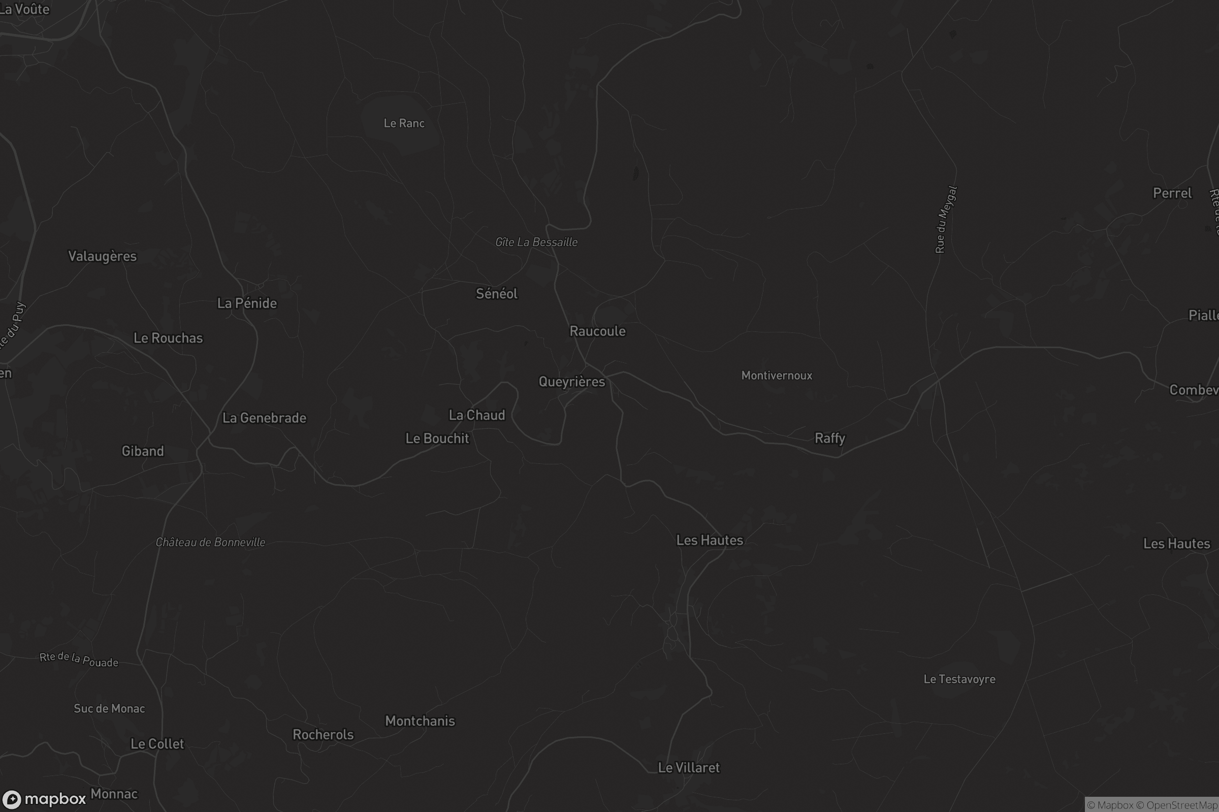 Carte de Queyrières