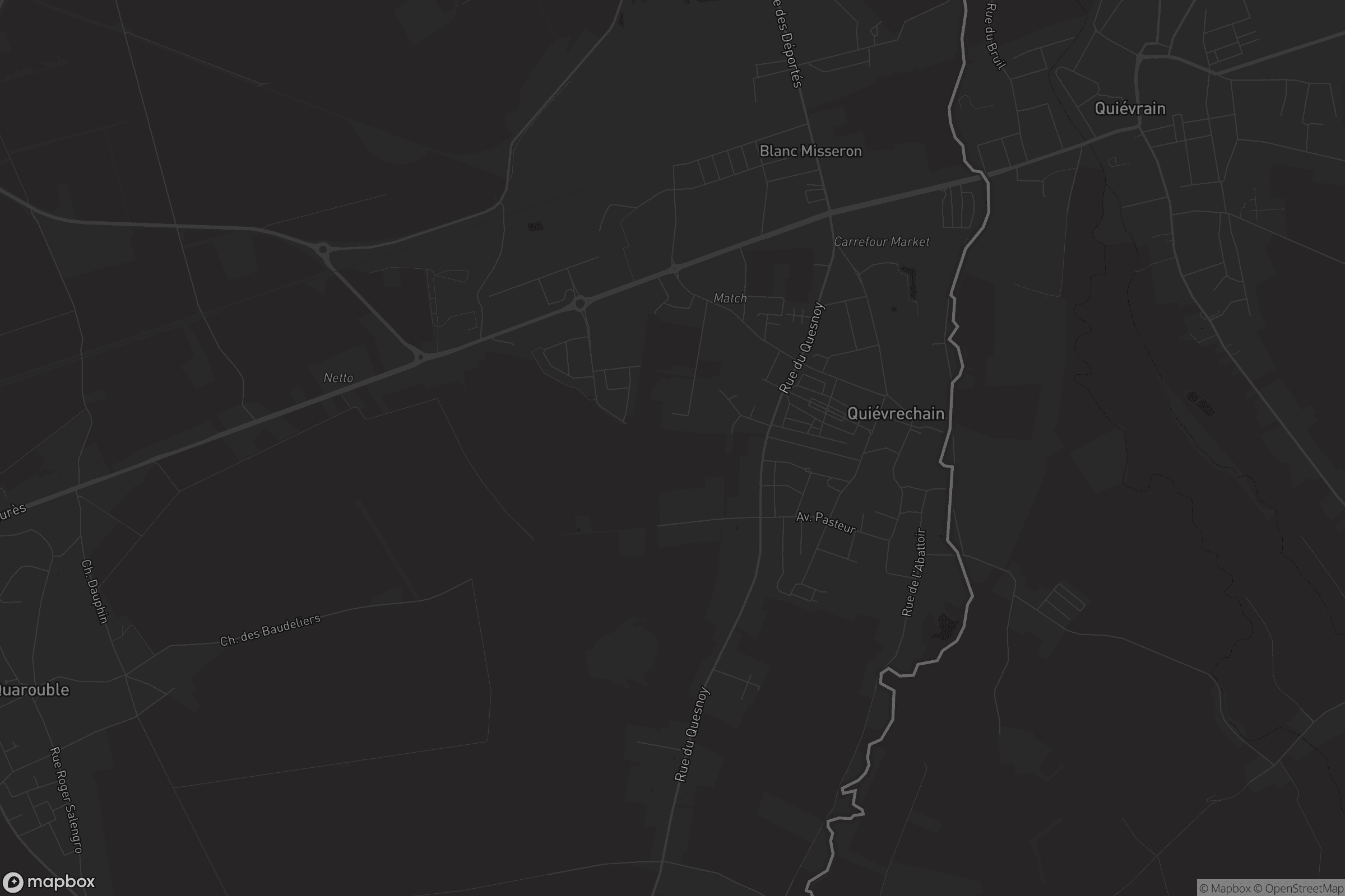 Carte de Quiévrechain