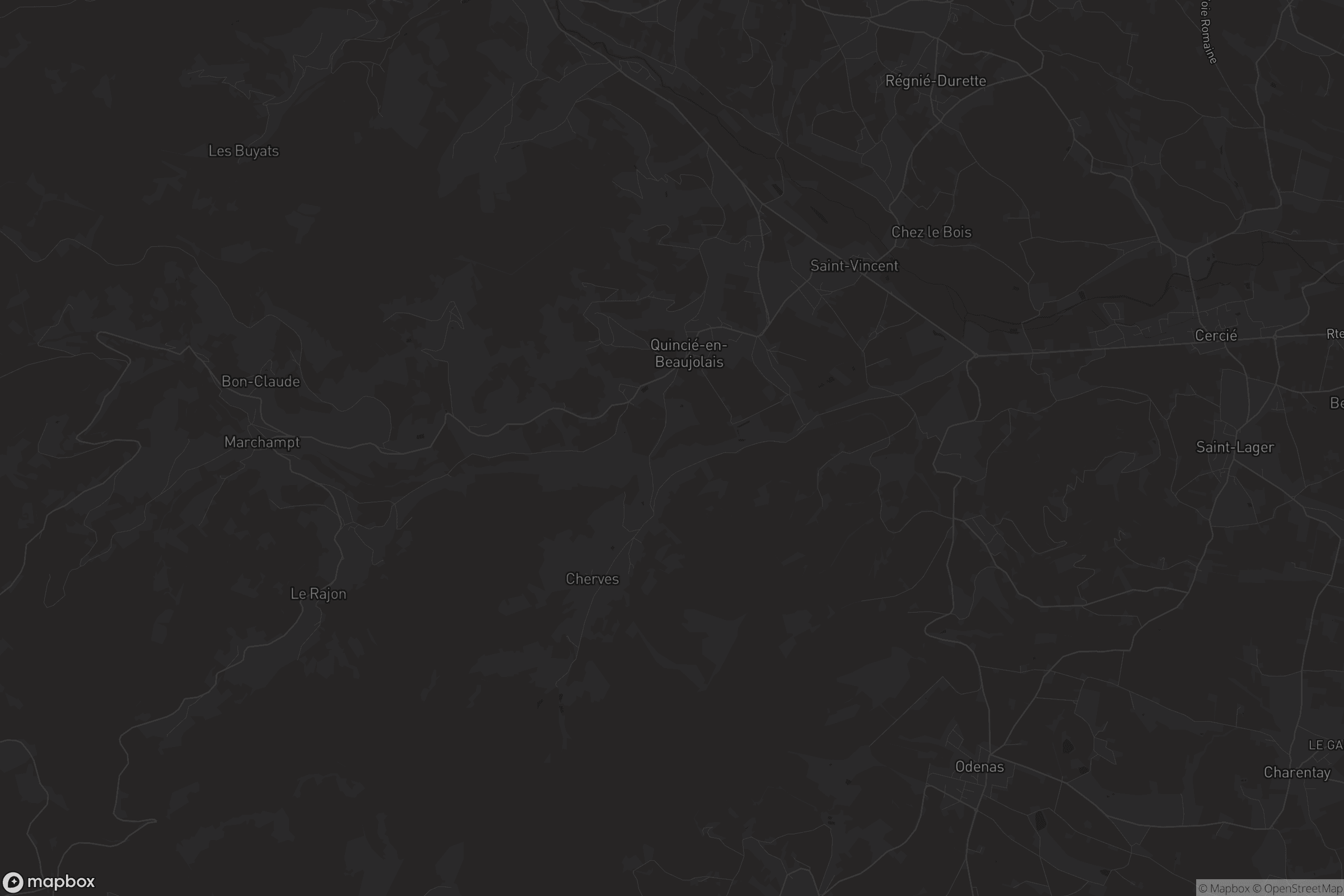 Carte de Quincié-en-Beaujolais