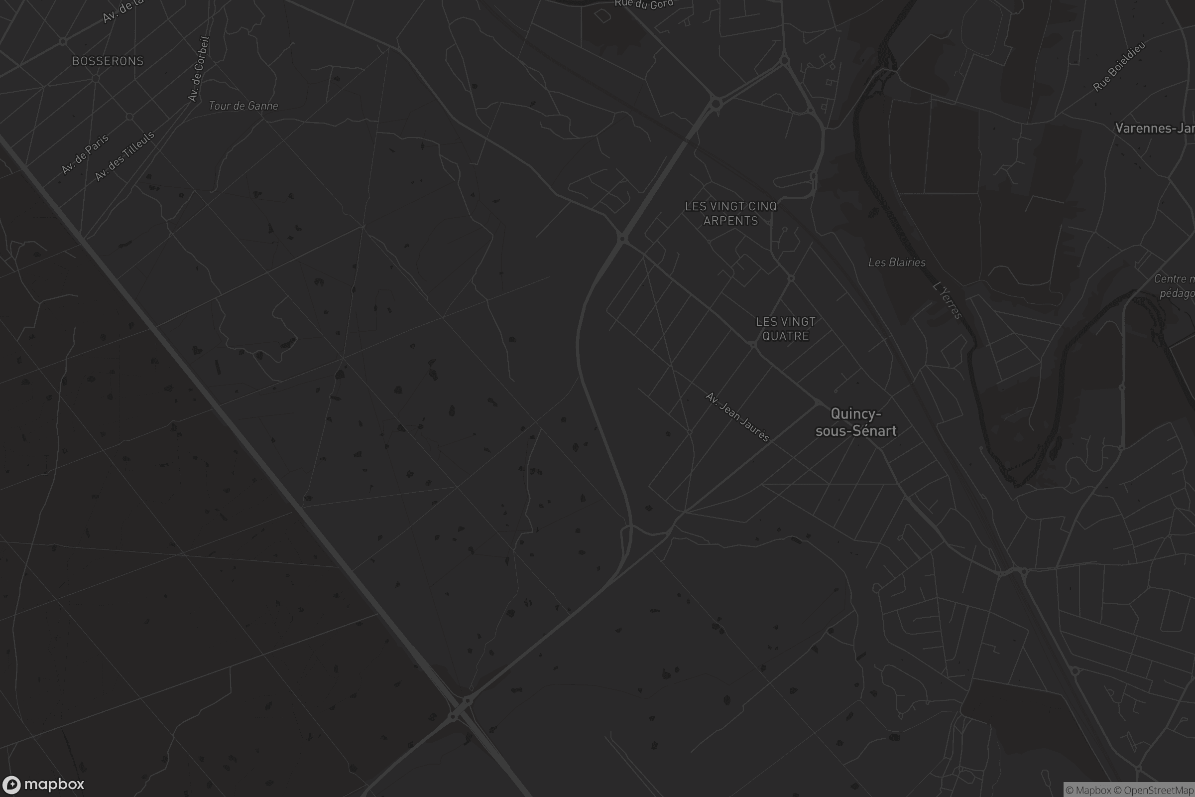 Carte de Quincy-sous-Sénart