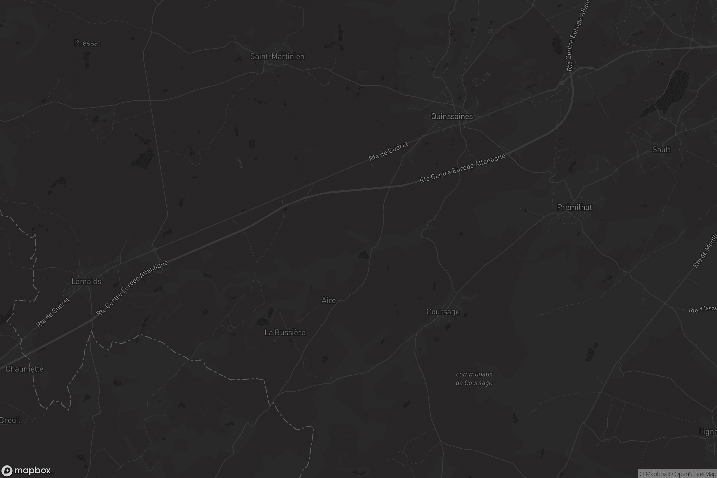 Carte de Quinssaines