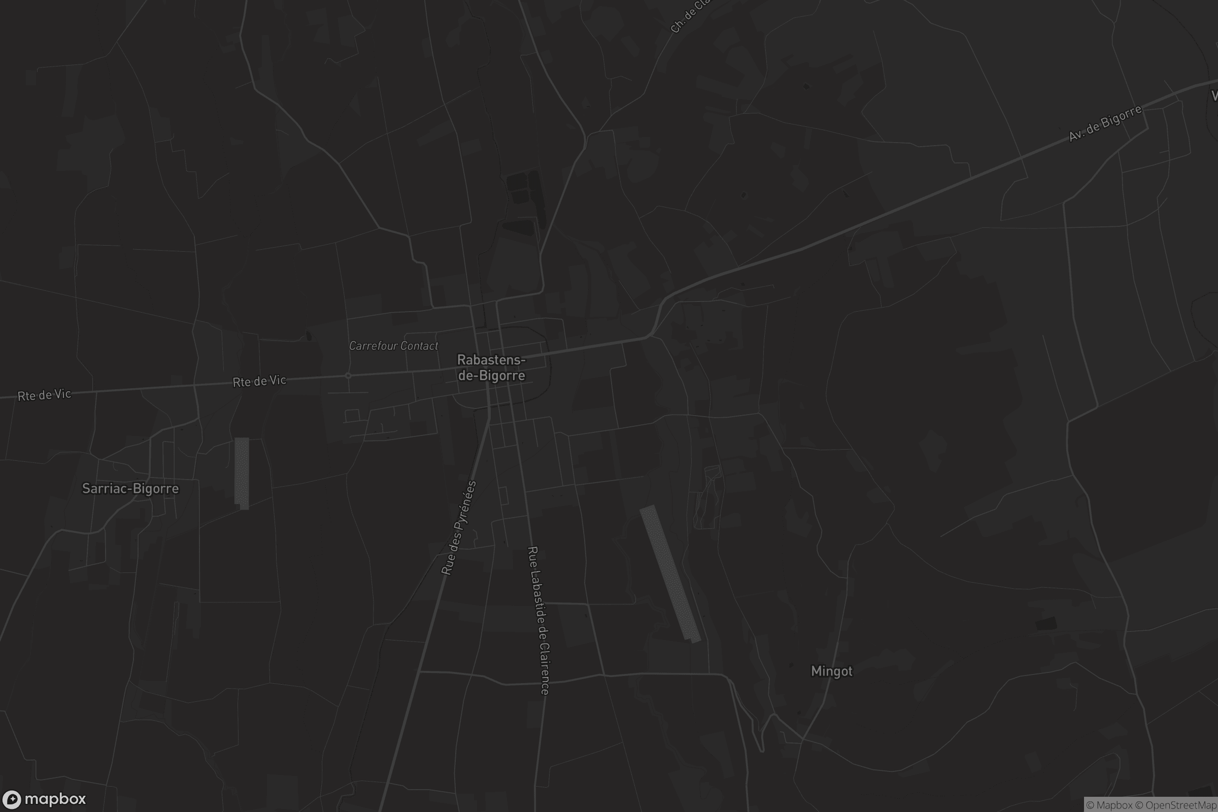 Carte de Rabastens-de-Bigorre