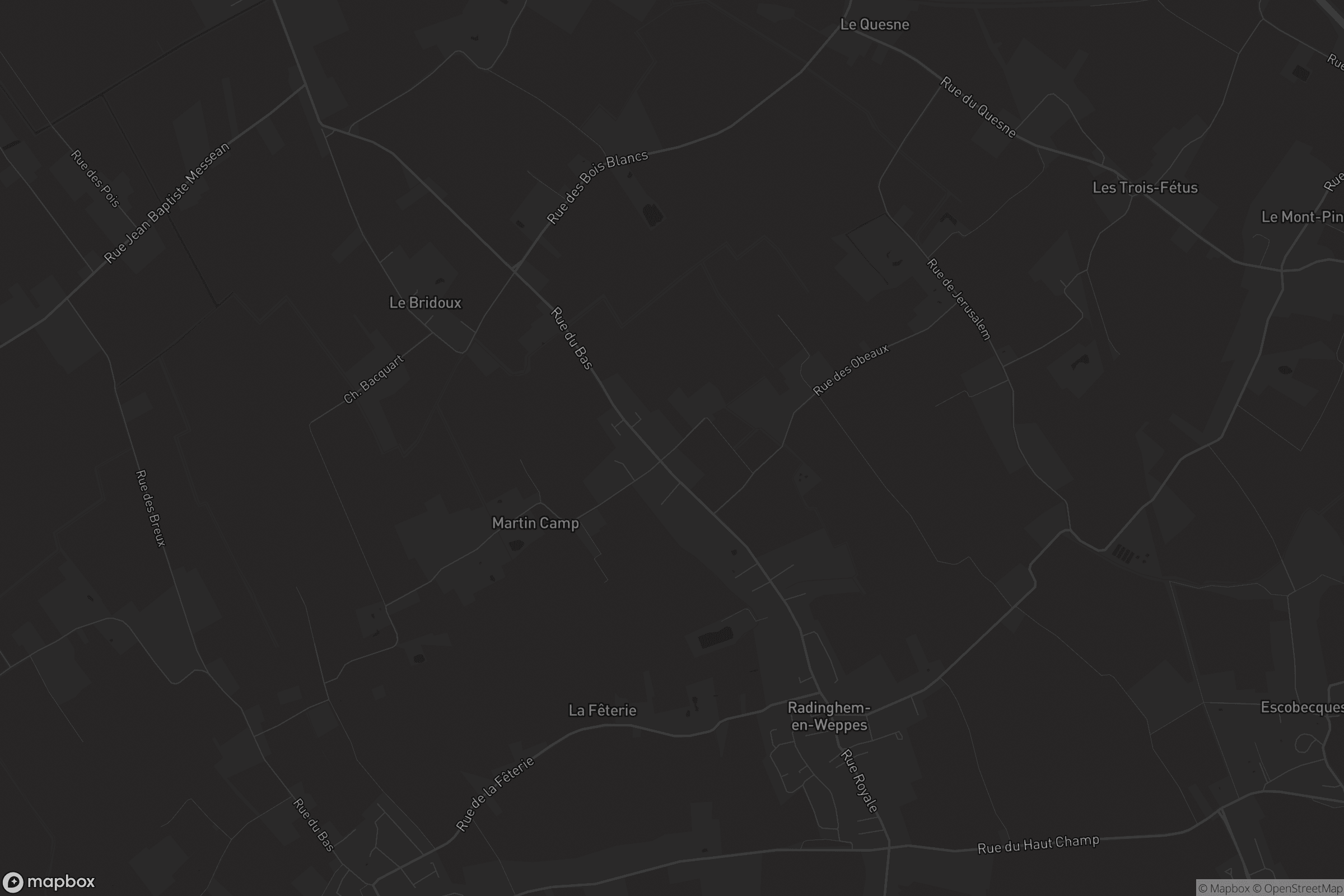 Carte de Radinghem-en-Weppes