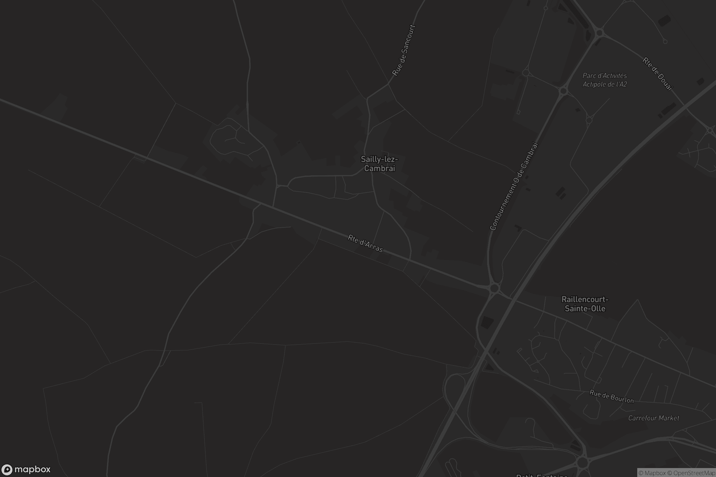 Carte de Raillencourt-Sainte-Olle