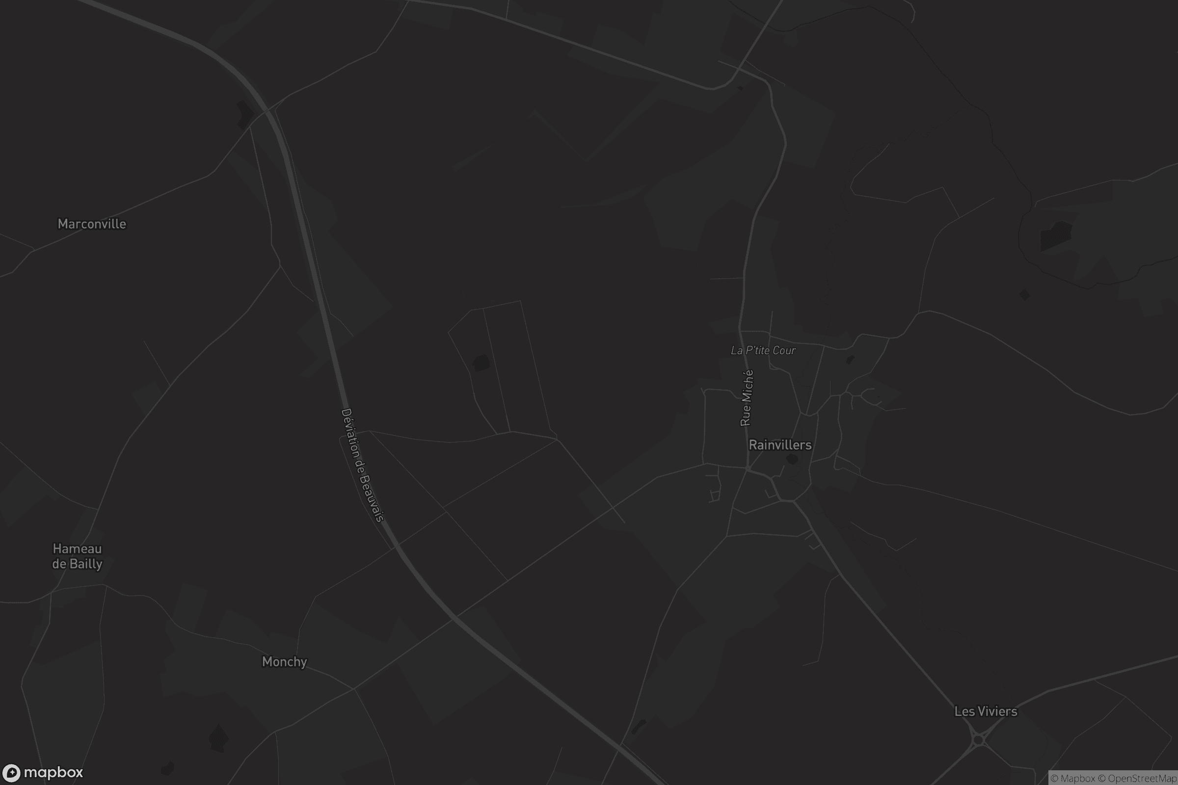 Carte de Rainvillers