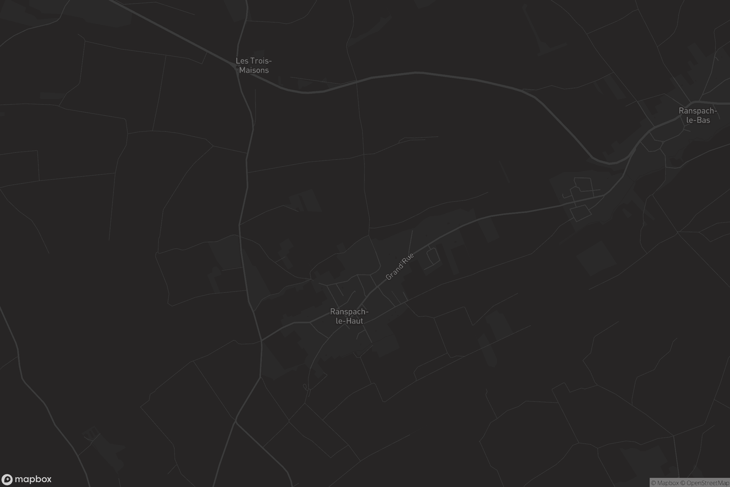 Carte de Ranspach-le-Haut