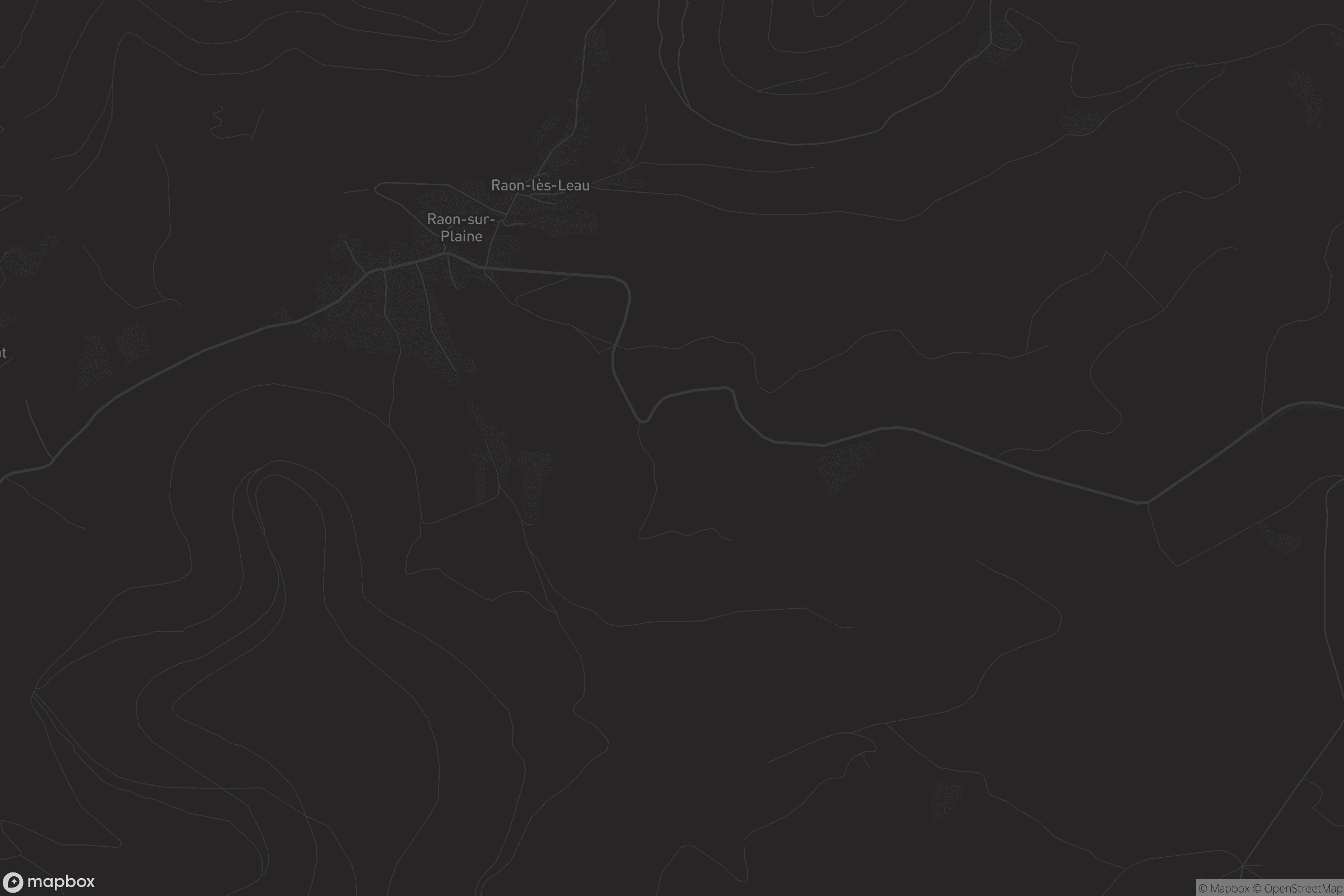 Carte de Raon-sur-Plaine