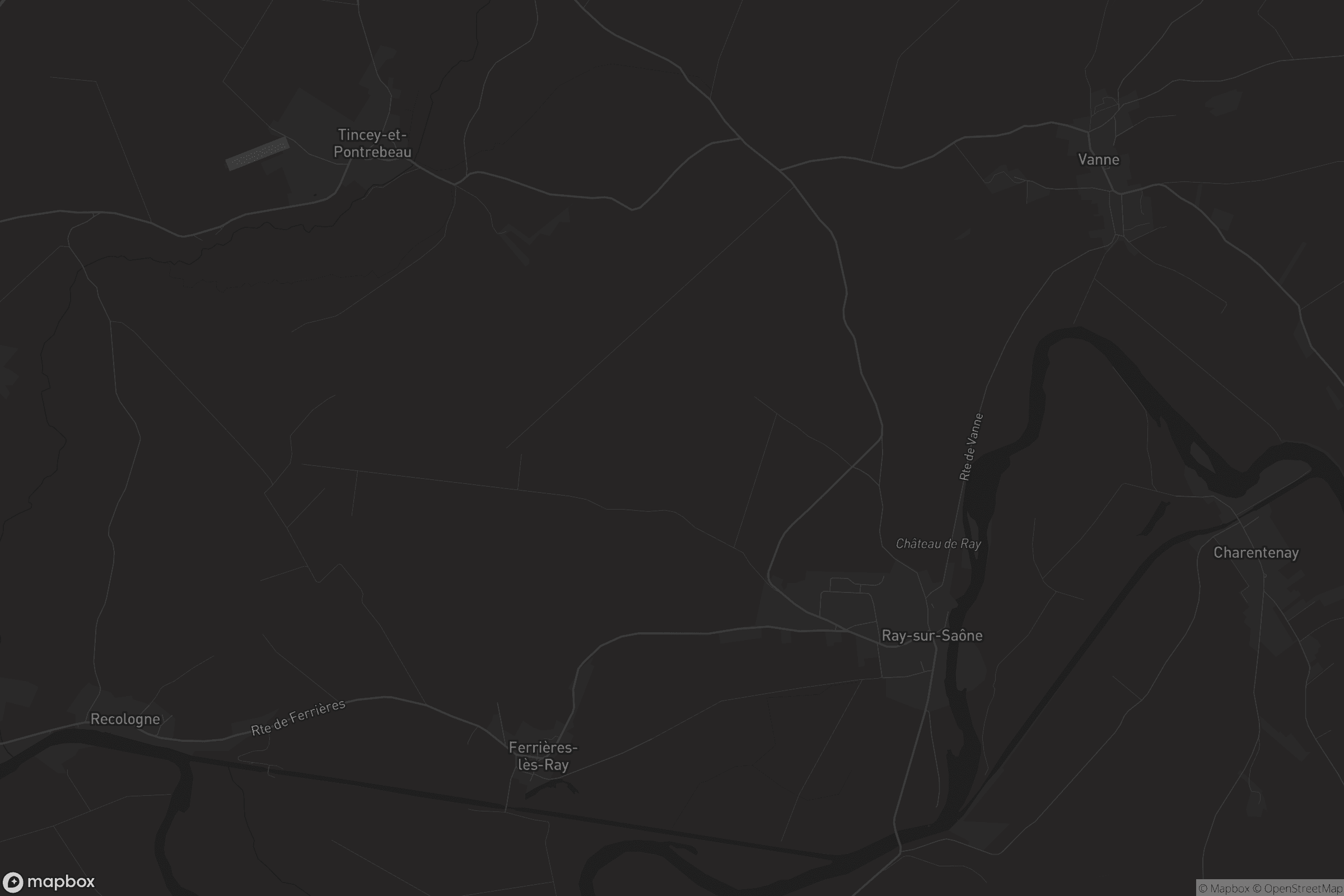 Carte de Ray-sur-Saône